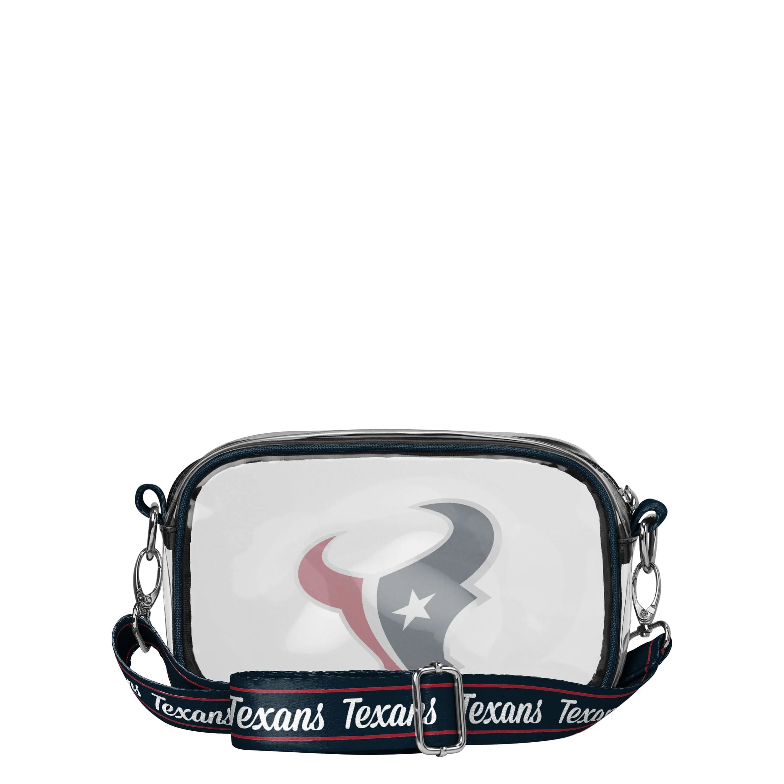 Houston Texans NFL Team Stripe Clear Crossbody Bag - Image 5