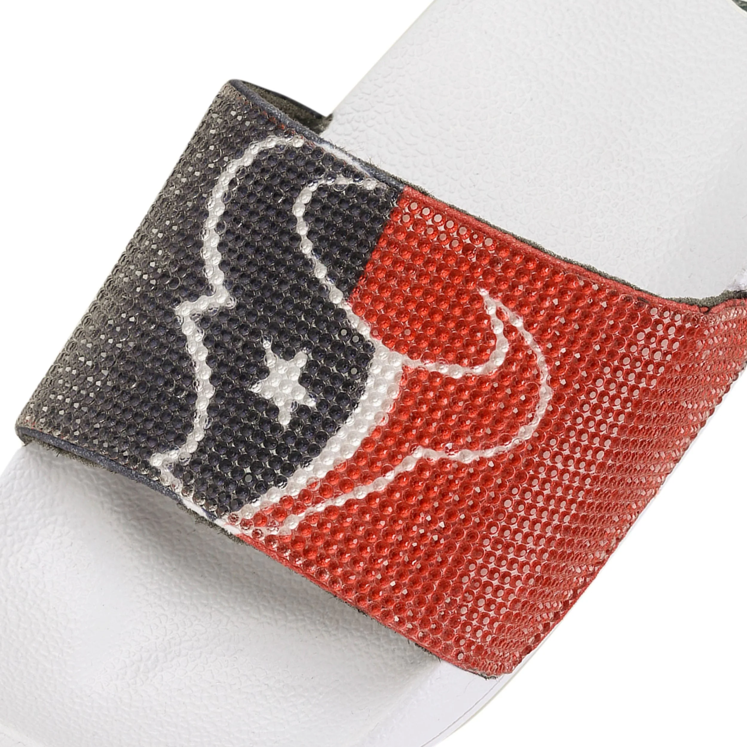 Houston Texans NFL Womens Big Logo Shimmer Slide - Image 3