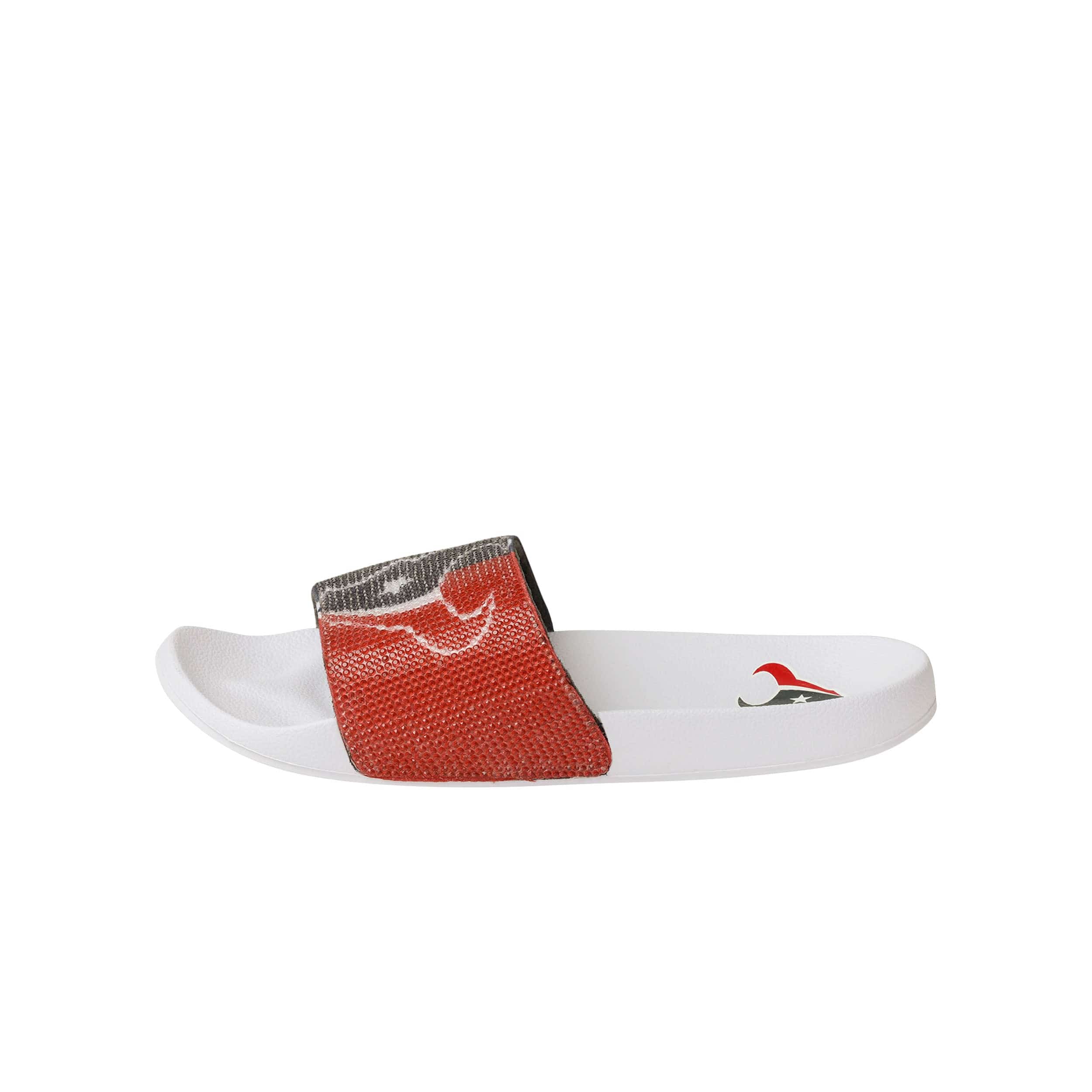 Houston Texans NFL Womens Big Logo Shimmer Slide - Image 4