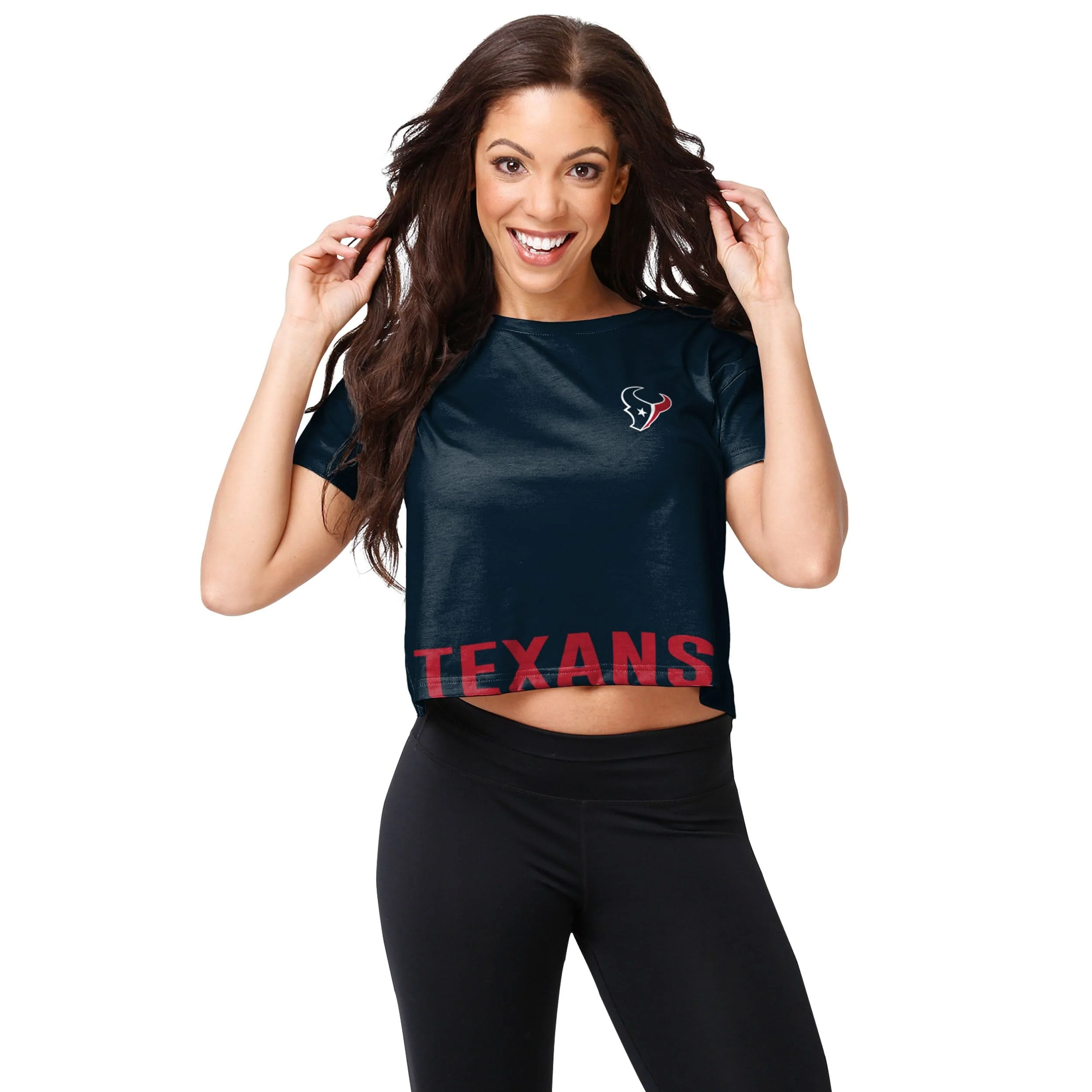 Houston Texans NFL Womens Bottom Line Crop Top