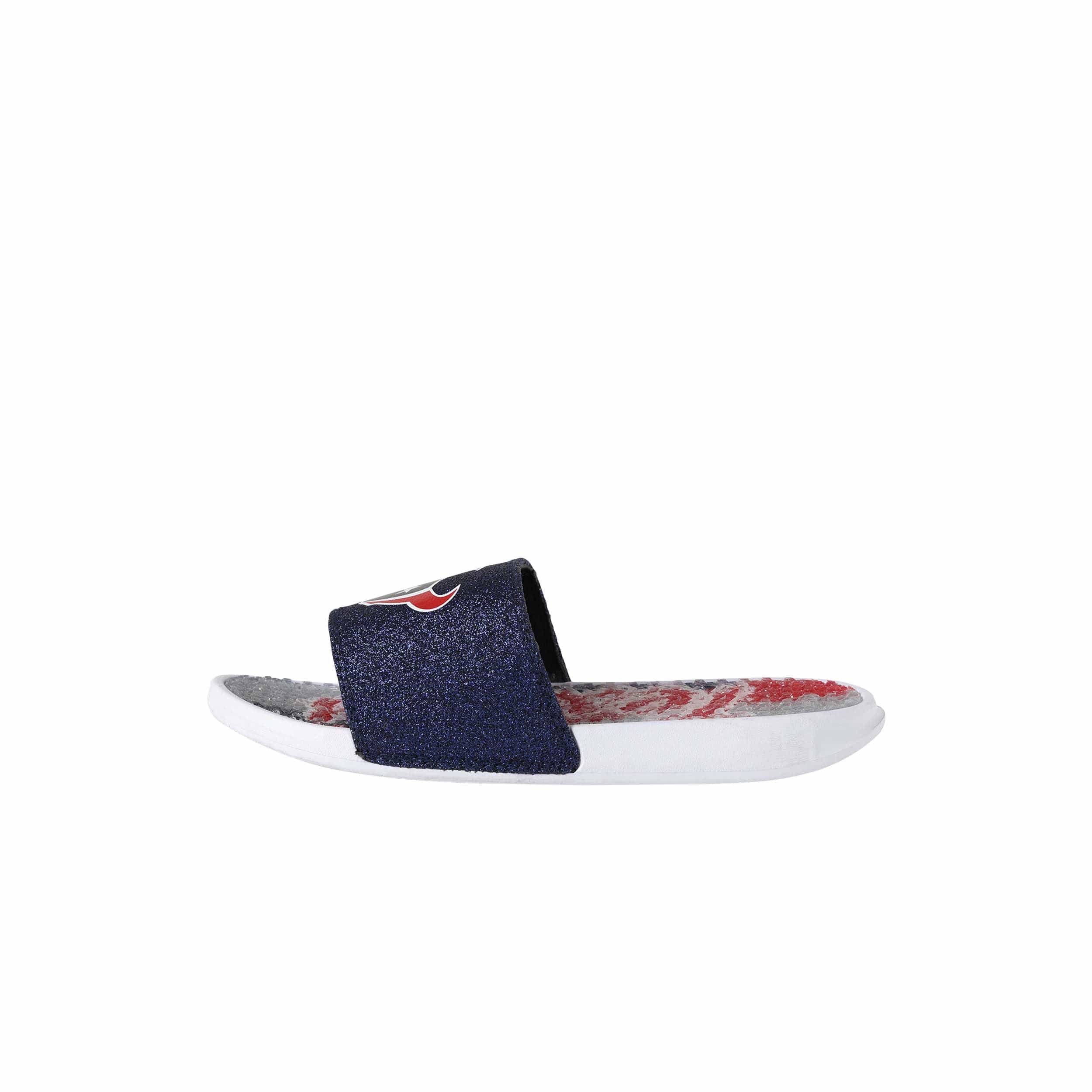 Houston Texans NFL Womens Glitter Gel Slide - Image 5