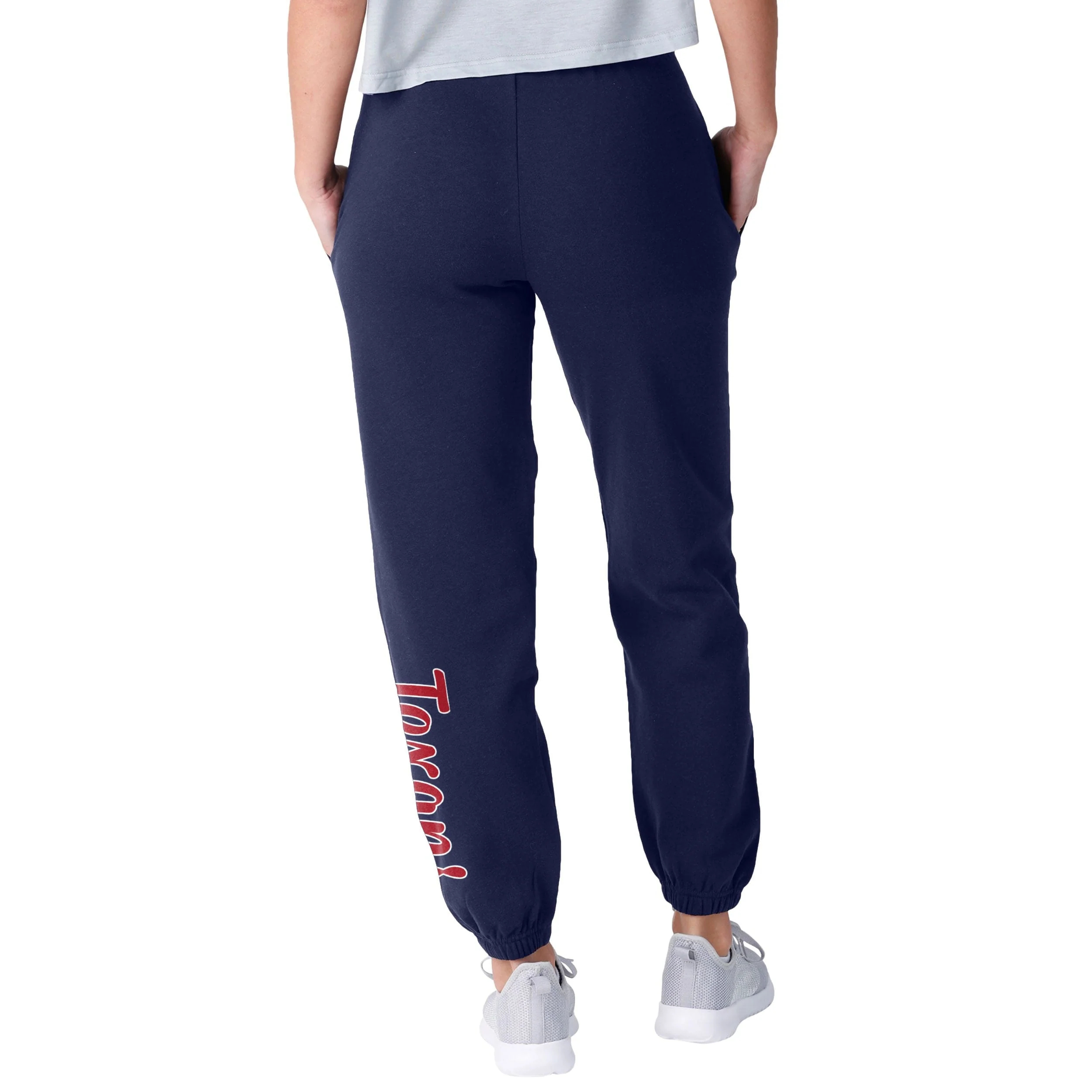 Houston Texans NFL Womens Script Wordmark Team Color Sweatpants - Image 2
