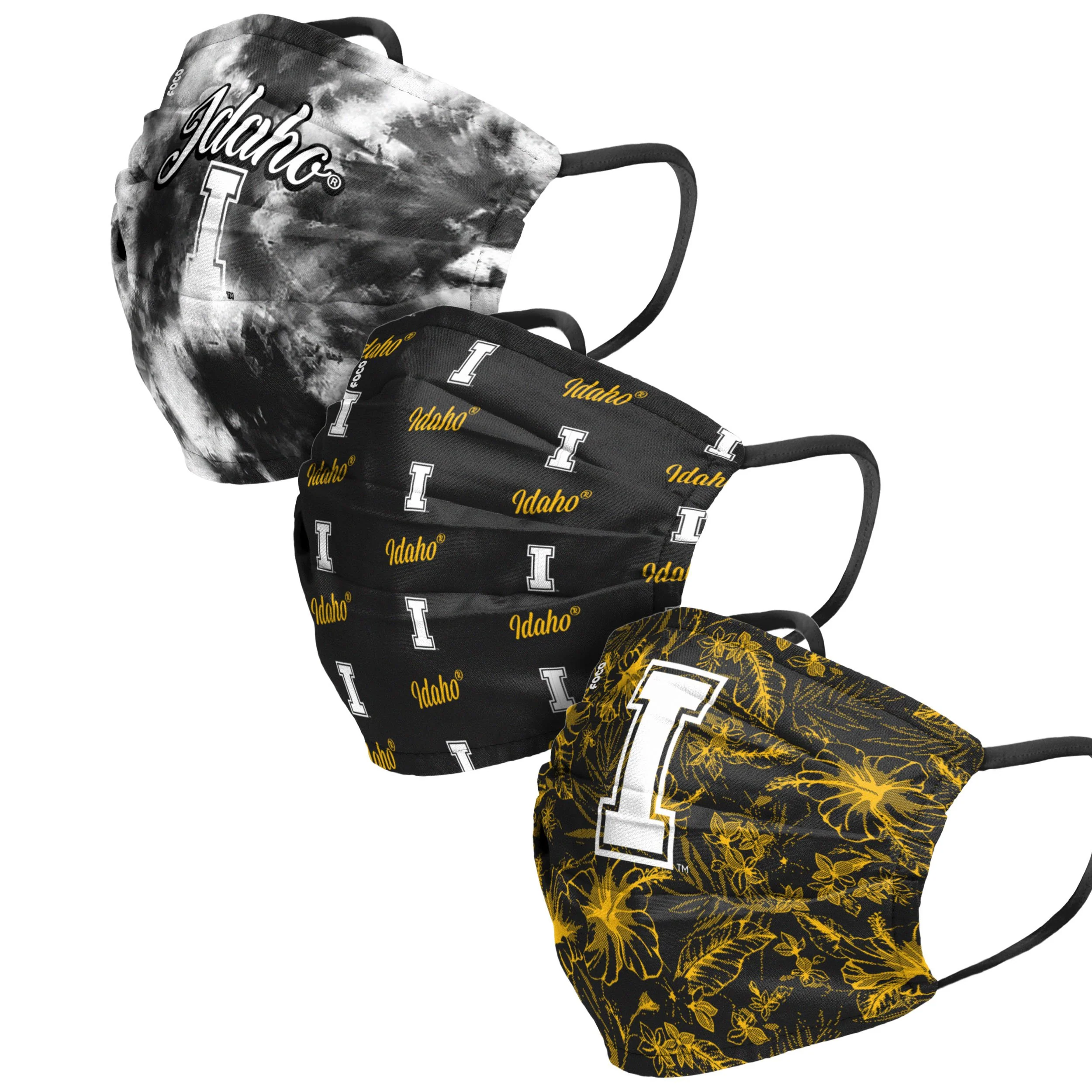 Idaho Vandals NCAA Womens Matchday 3 Pack Face Cover