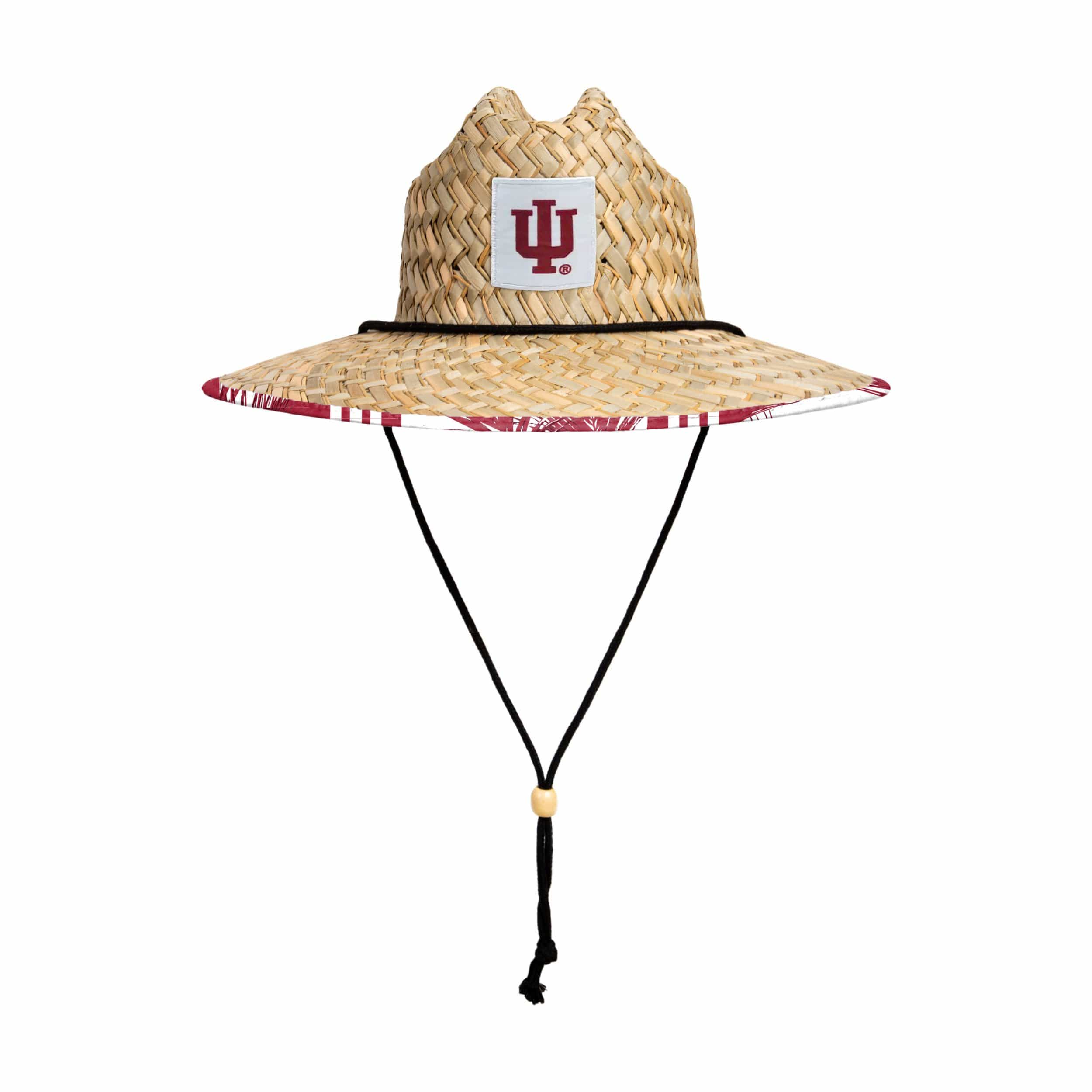 Indiana Hoosiers NCAA Floral Straw Hat - Image 3