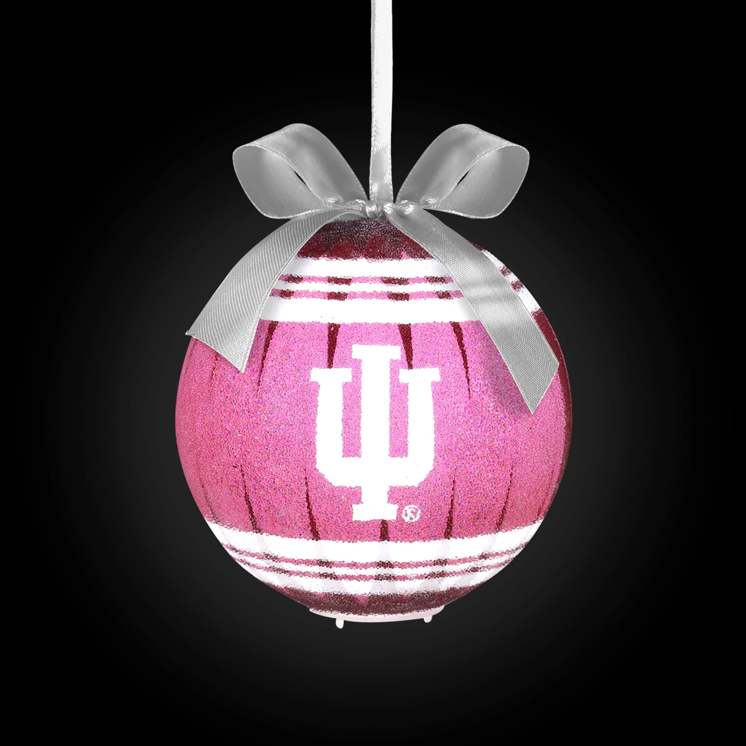 Indiana Hoosiers NCAA LED Shatterproof Ball Ornament - Image 2