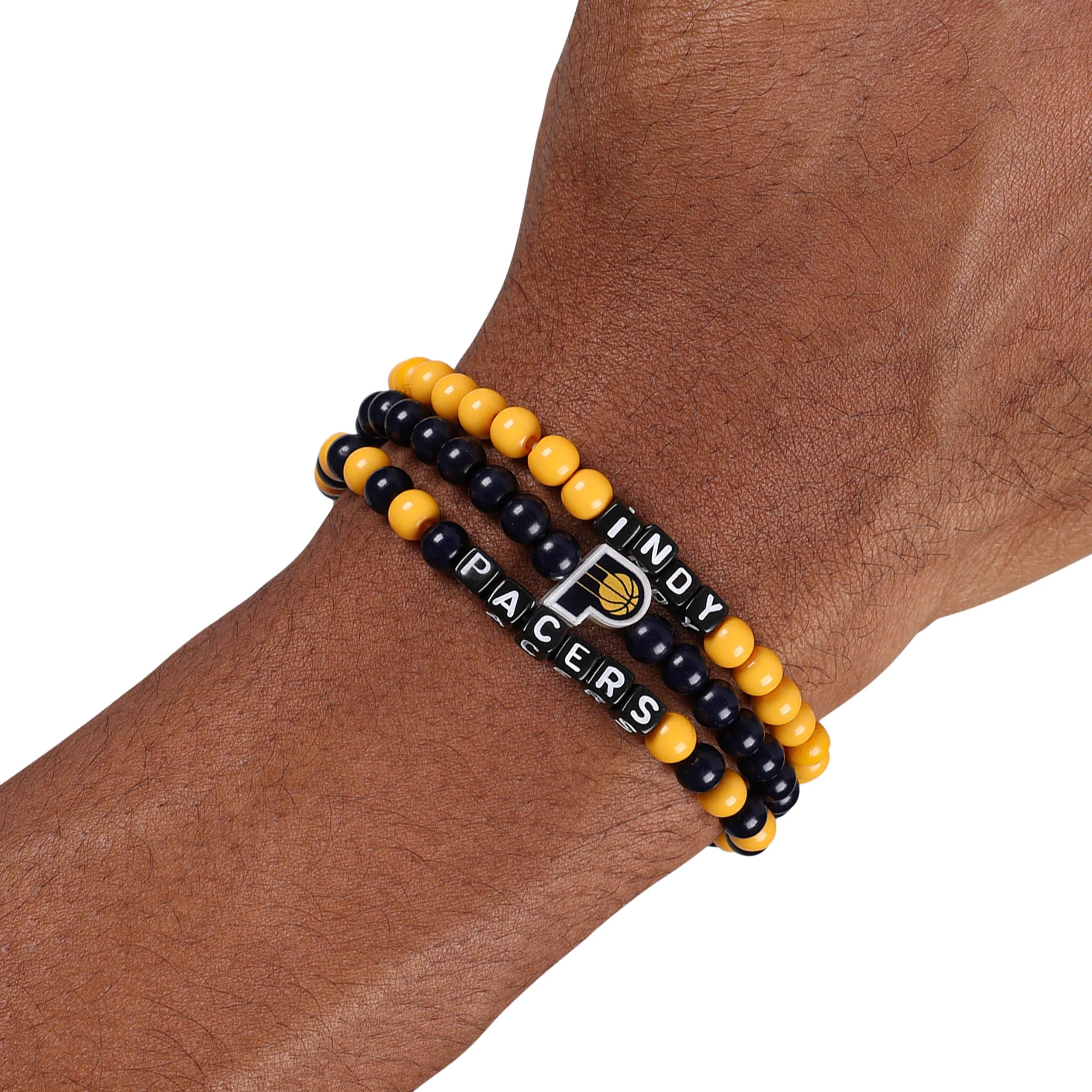 Indiana Pacers NBA 3 Pack Beaded Friendship Bracelet - Image 4