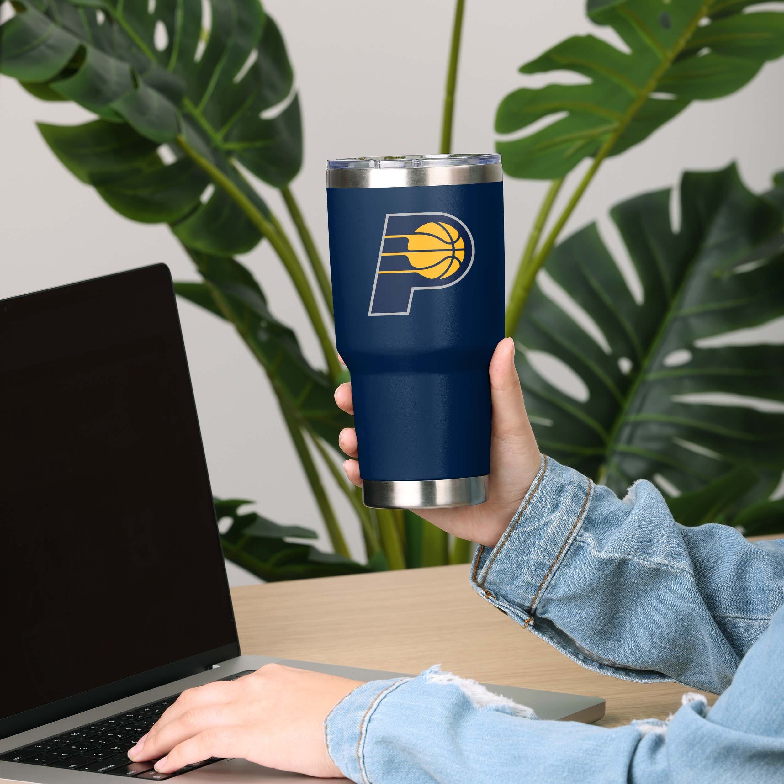 Indiana Pacers NBA Team Logo 30 oz Tumbler - Image 2
