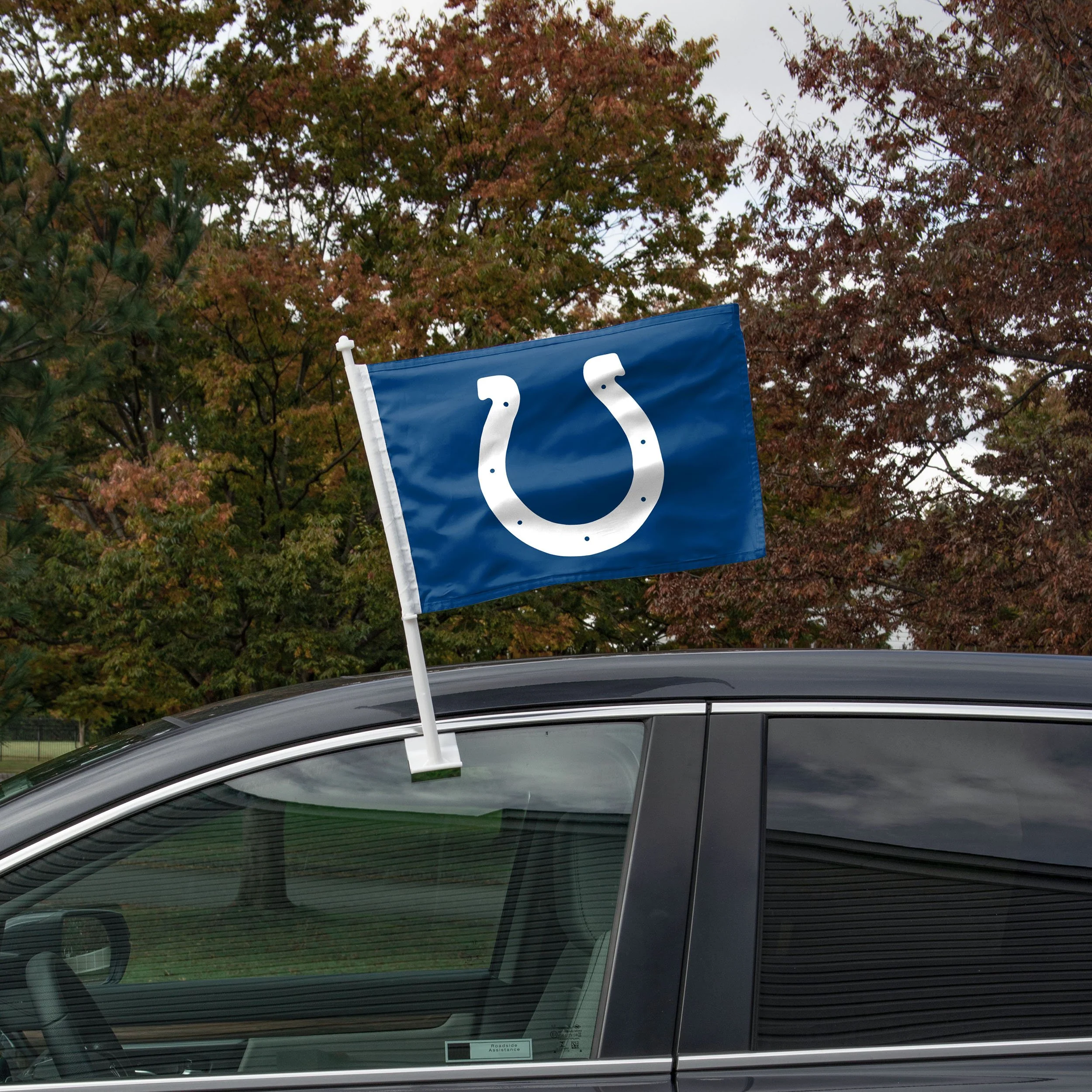 Indianapolis Colts NFL 2 Pack Solid Car Flag - Image 2