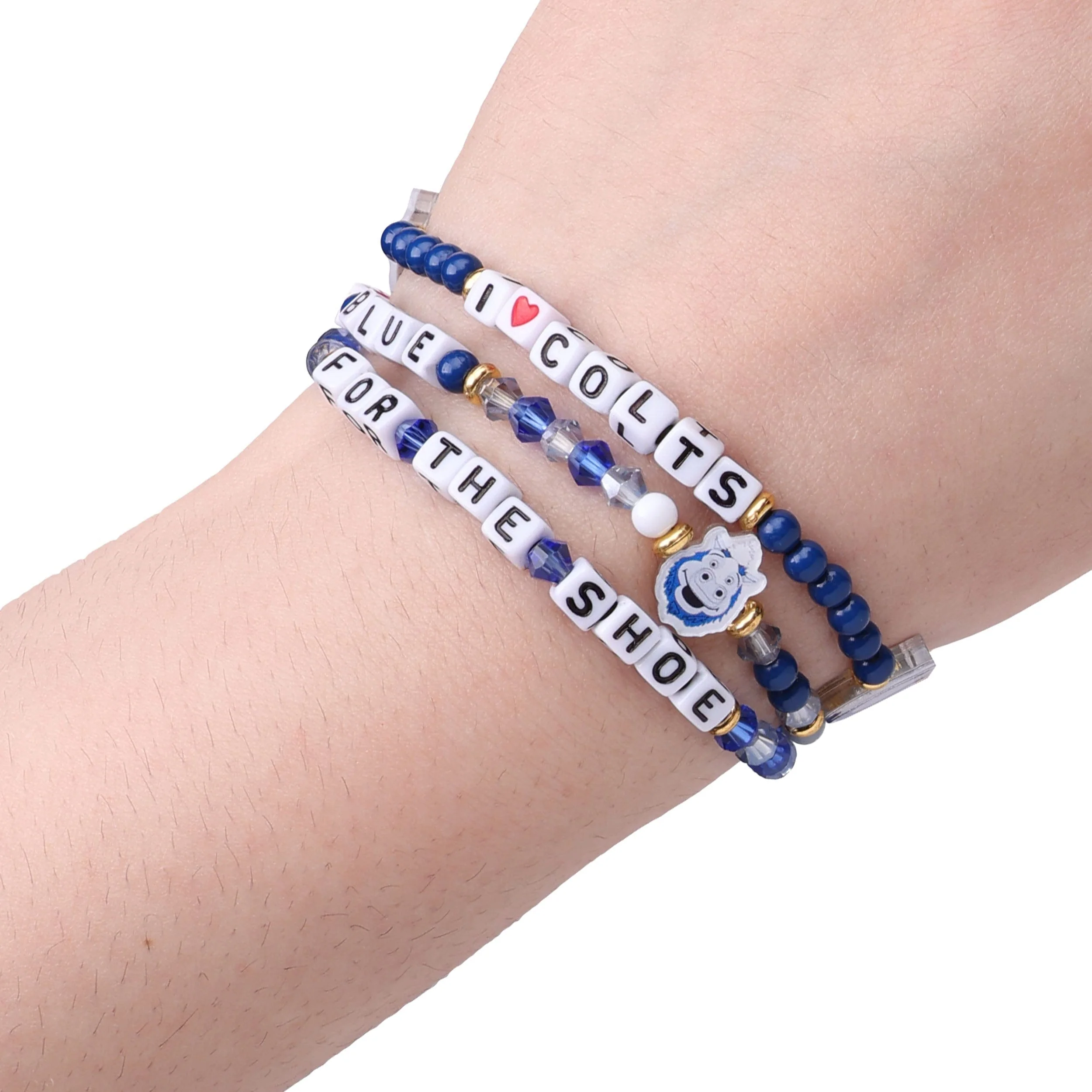 Indianapolis Colts NFL 3 Pack Friendship Bracelet - Image 4