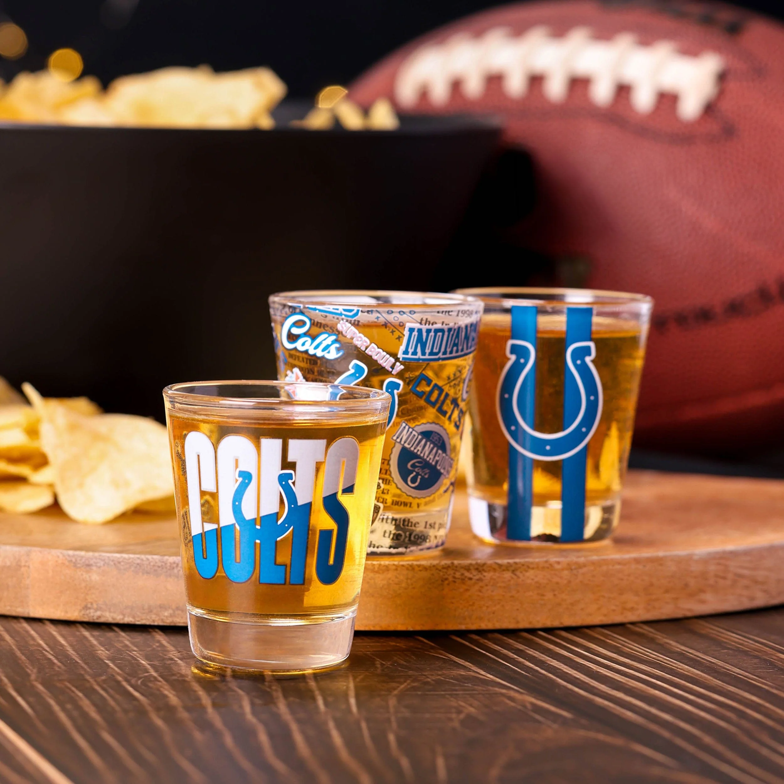 Indianapolis Colts NFL 3 Pack Shot Glass - Image 2