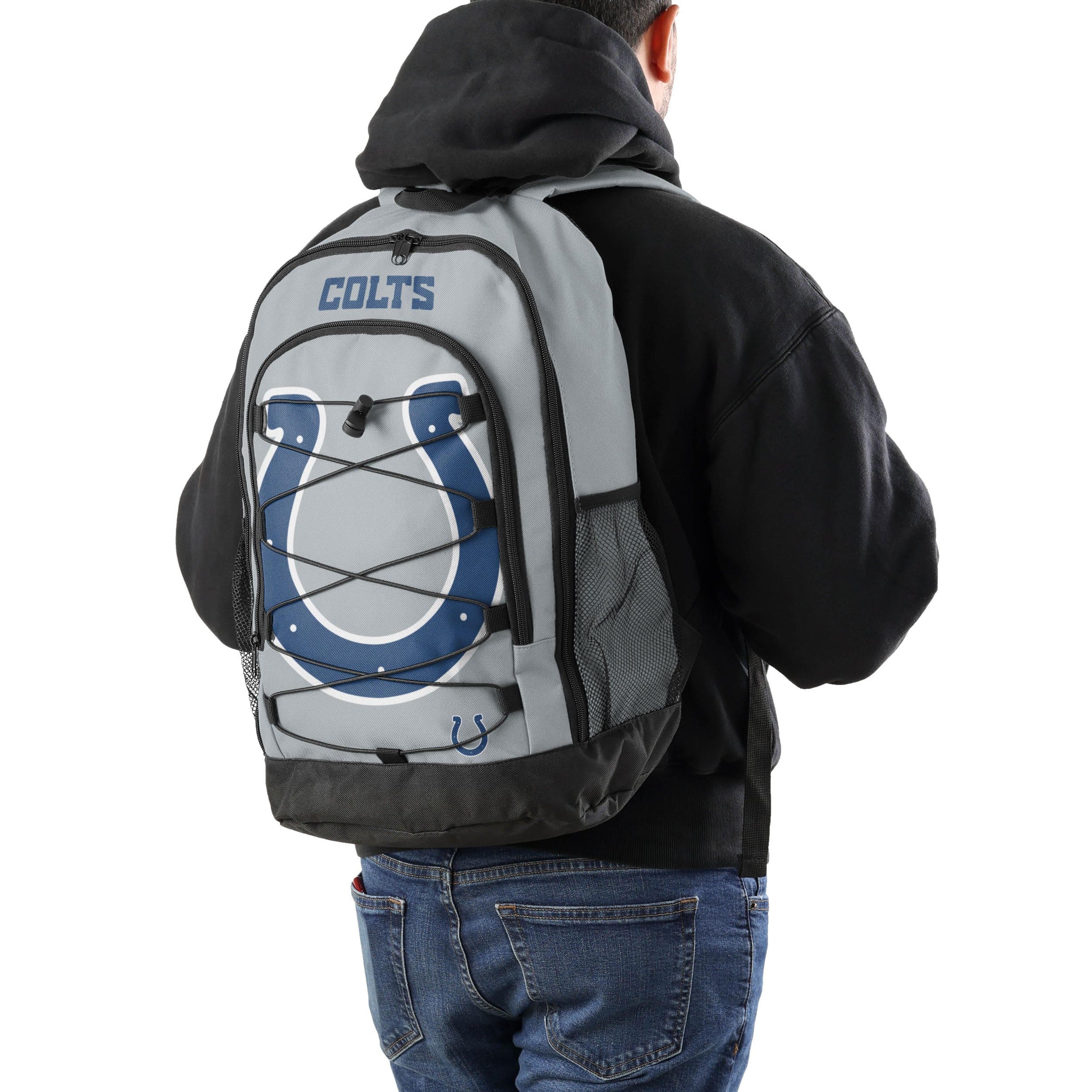 Indianapolis Colts NFL Big Logo Bungee Backpack - Image 4