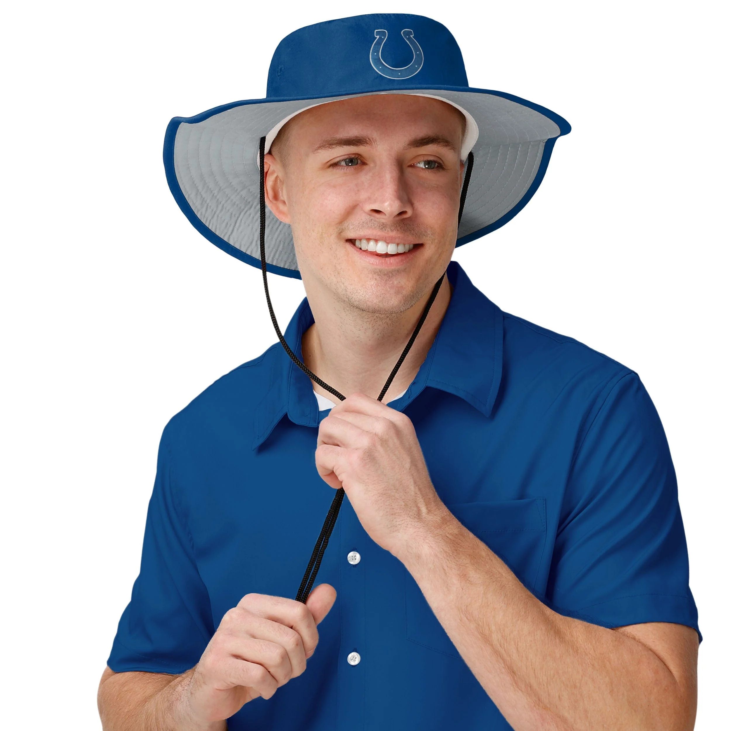 Indianapolis Colts NFL Colorblock Boonie Hat - Image 3