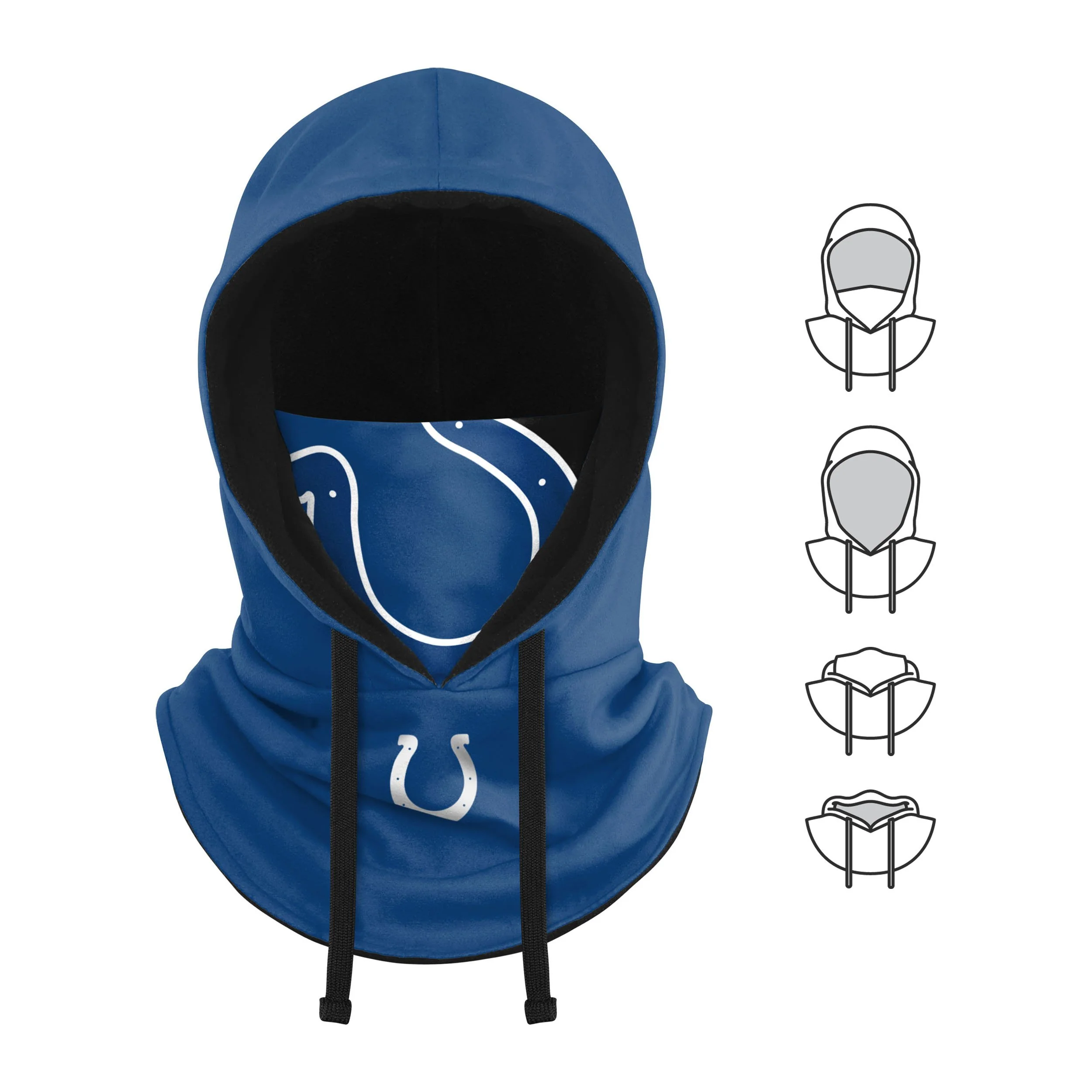 Indianapolis Colts NFL Drawstring Hooded Gaiter - Image 5