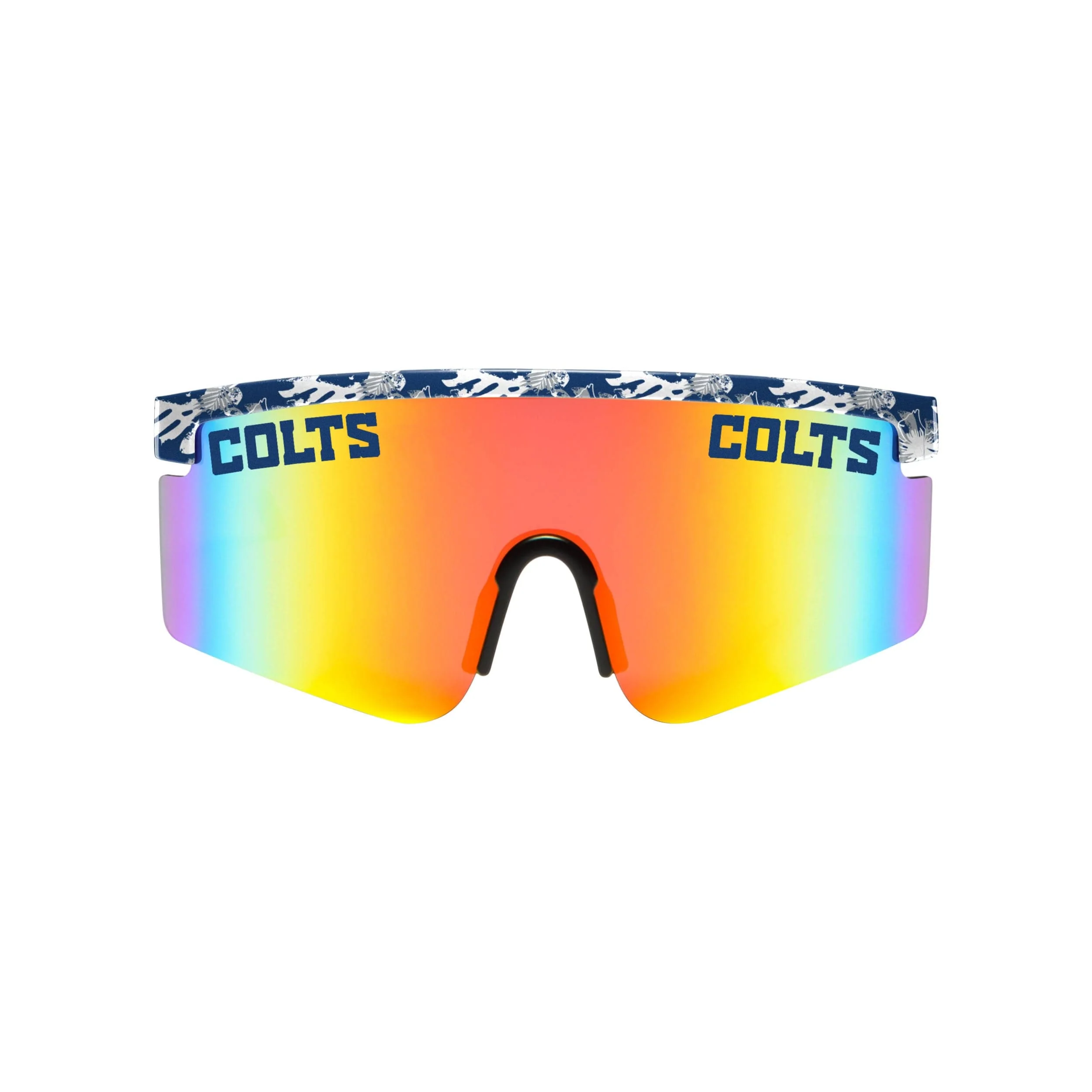 Indianapolis Colts NFL Floral Large Frame Sunglasses - Image 2