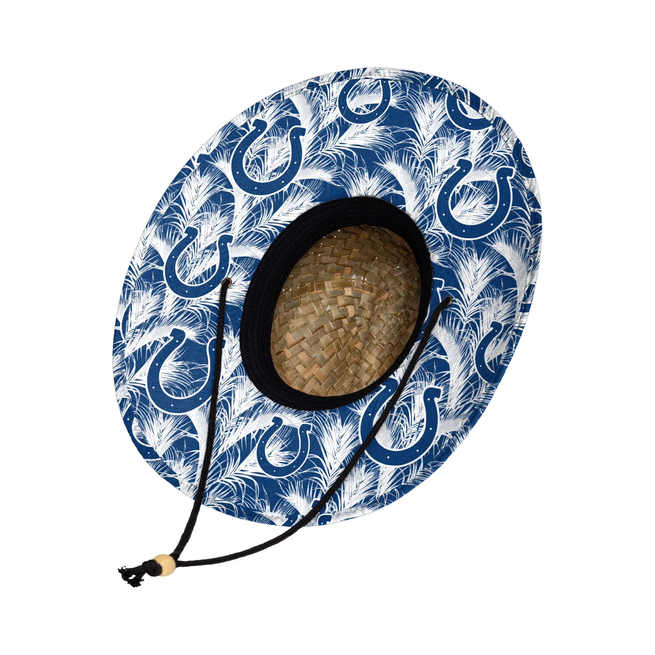 Indianapolis Colts NFL Floral Straw Hat - Image 2