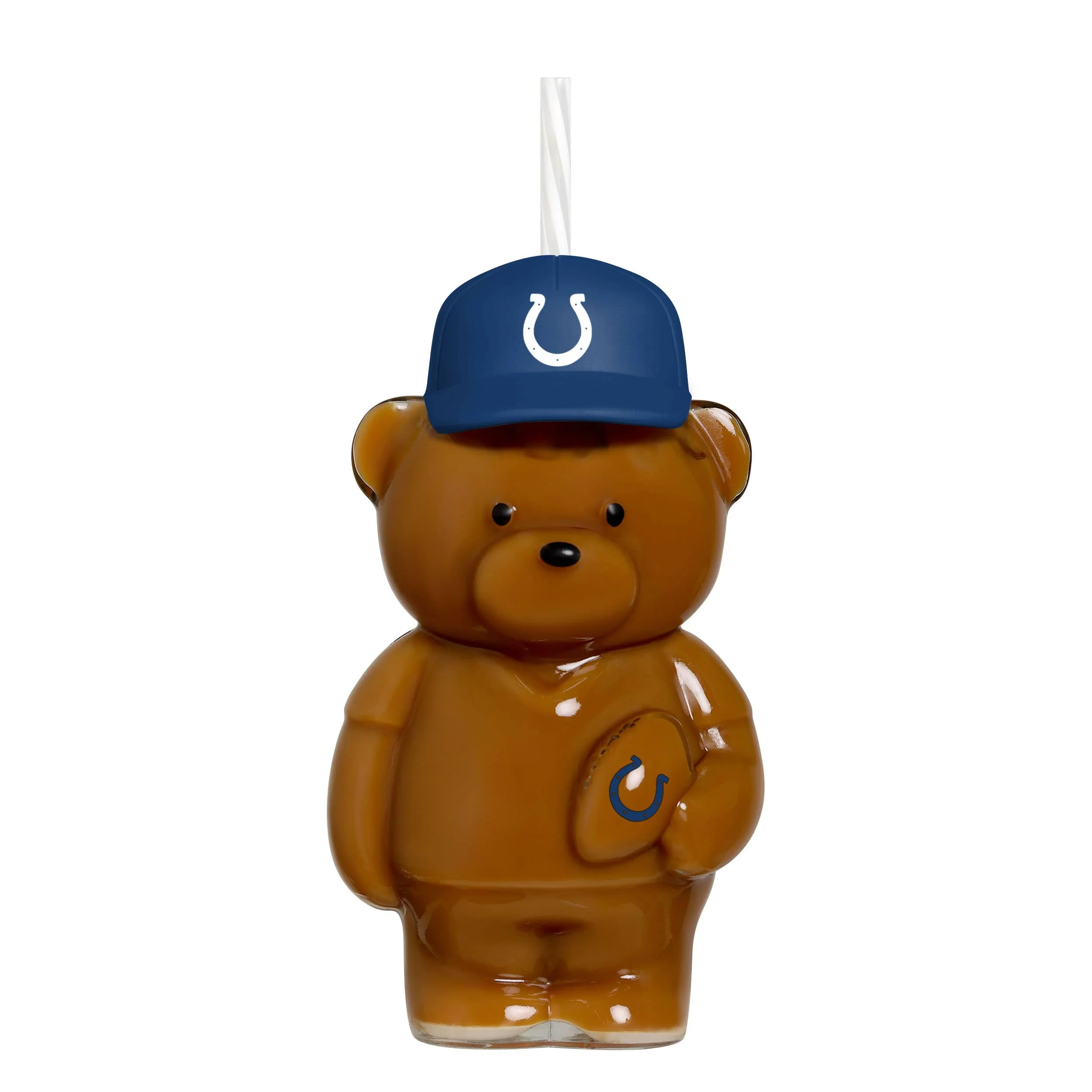 Indianapolis Colts NFL Glass Bear Tumbler (PREORDER - SHIPS LATE JUNE) - Image 2