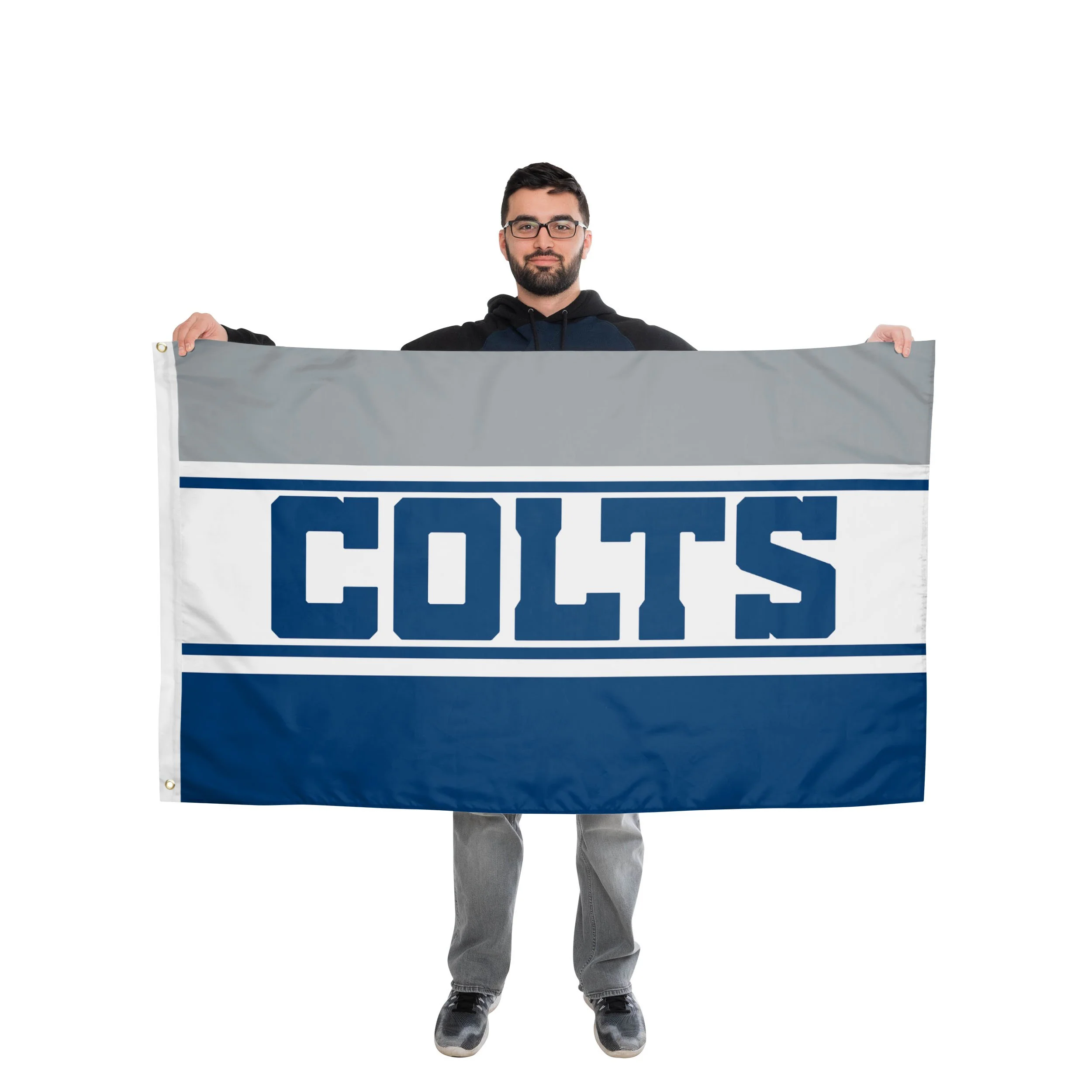 Indianapolis Colts NFL Horizontal Flag - Image 2