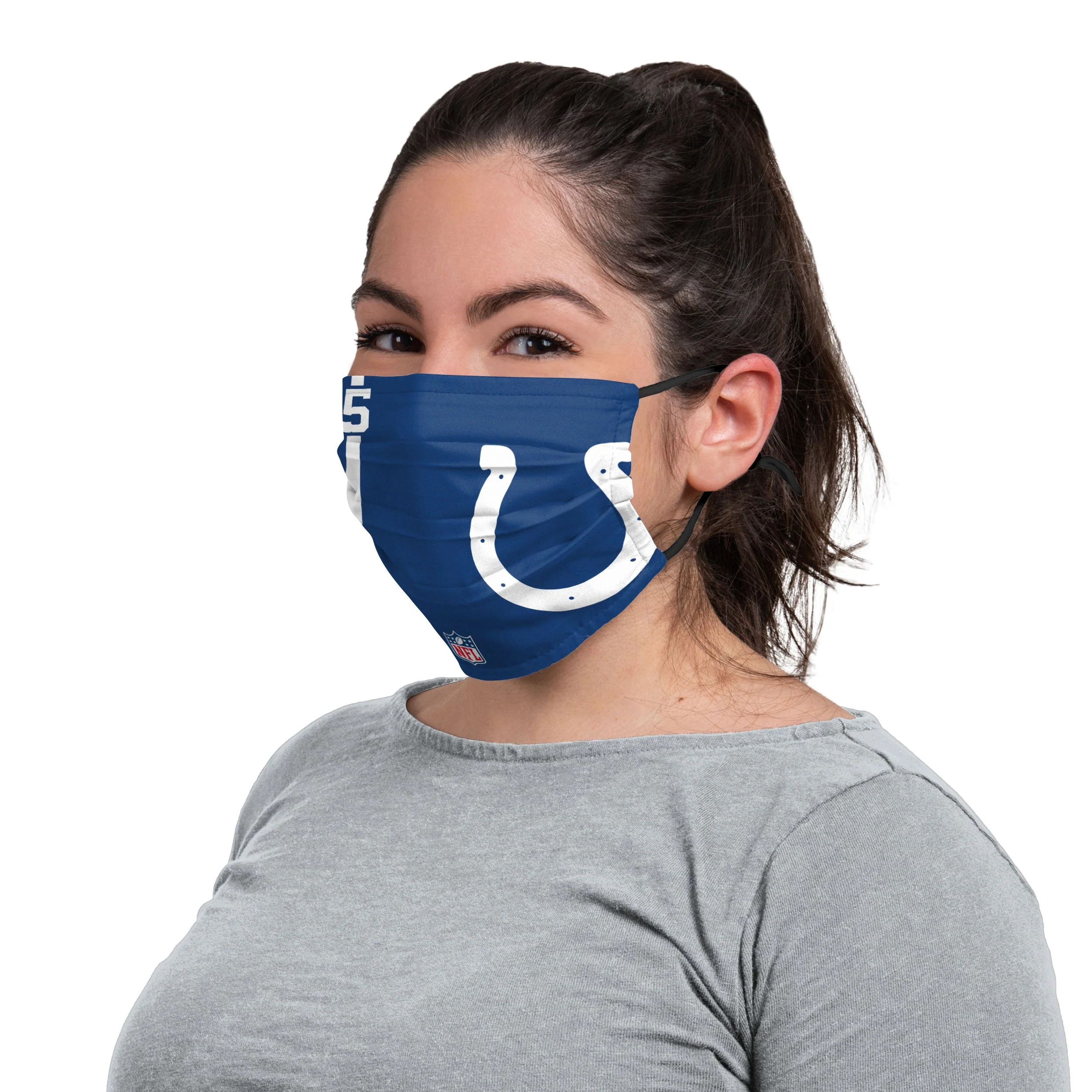 Indianapolis Colts NFL Marlon Mack On-Field Sideline Logo Face Cover - Image 3