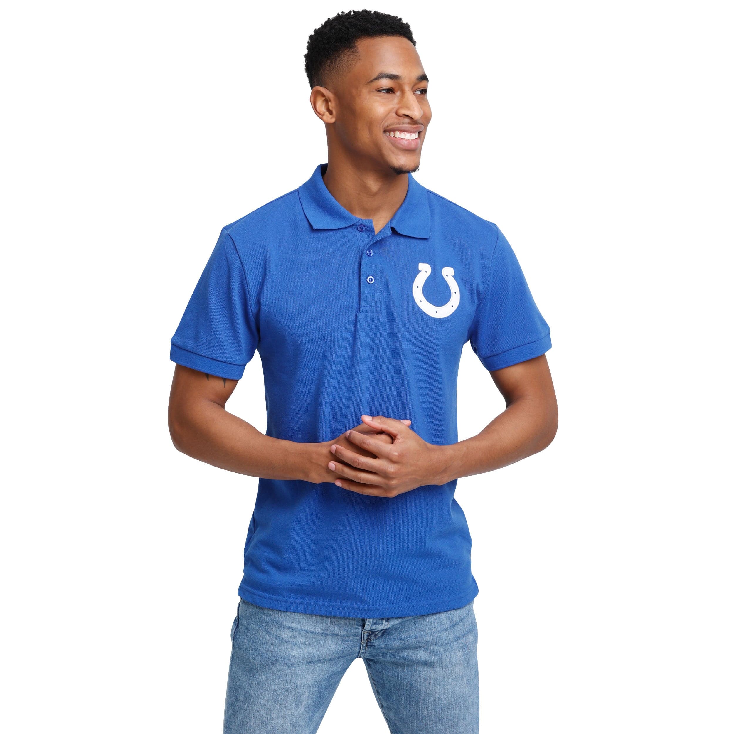 Indianapolis Colts NFL Mens Casual Color Polo - Image 3