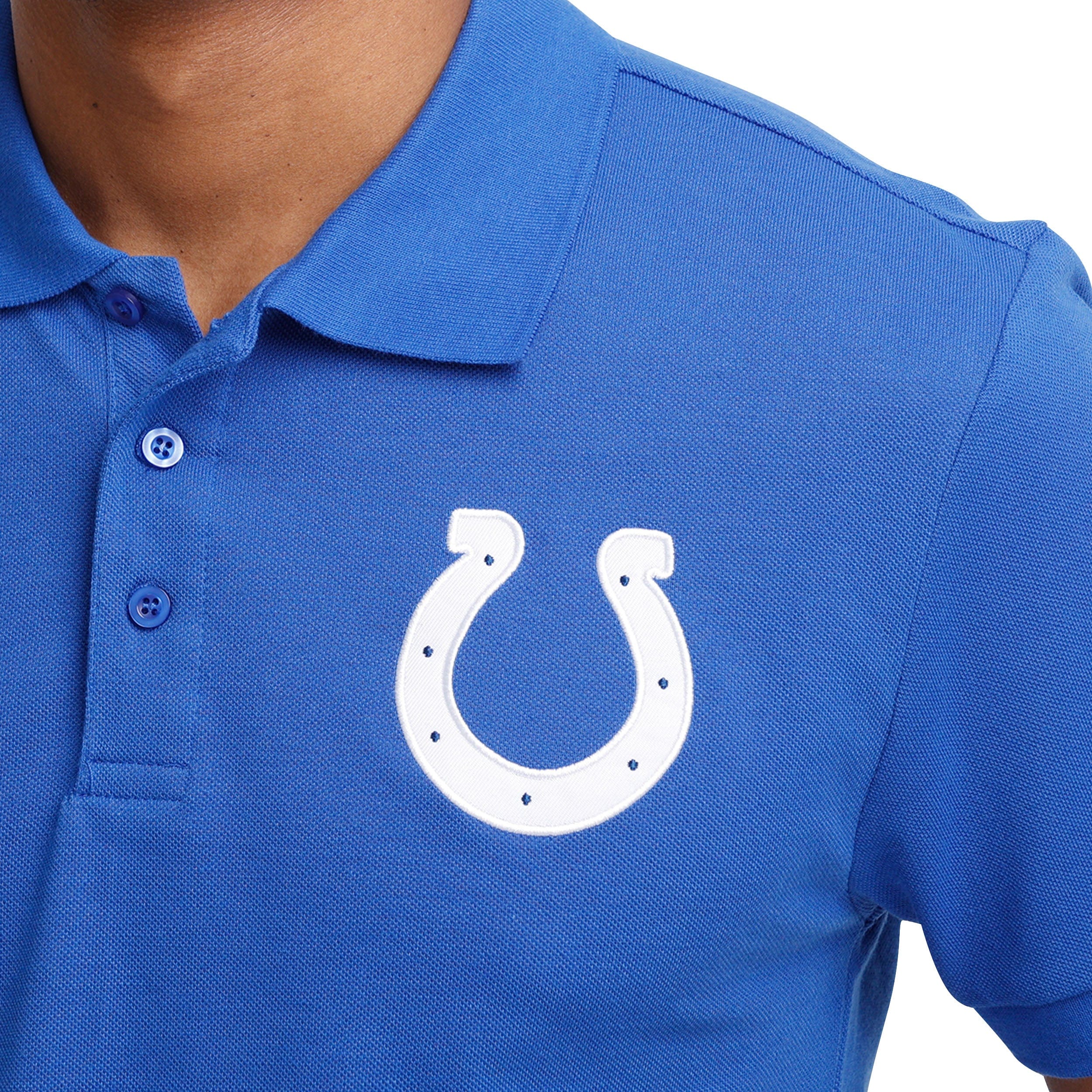 Indianapolis Colts NFL Mens Casual Color Polo - Image 5