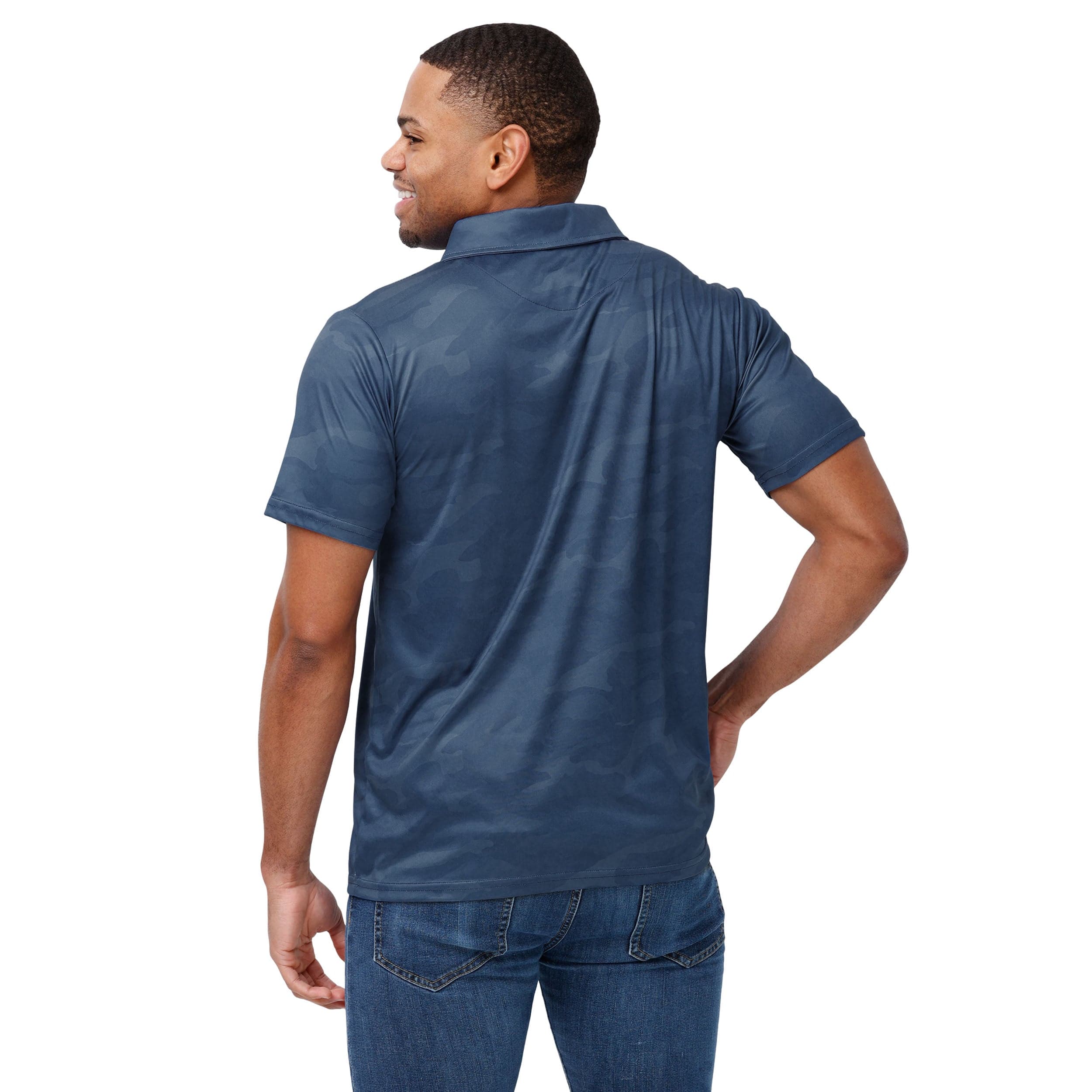 Indianapolis Colts NFL Mens Color Camo Polyester Polo - Image 3