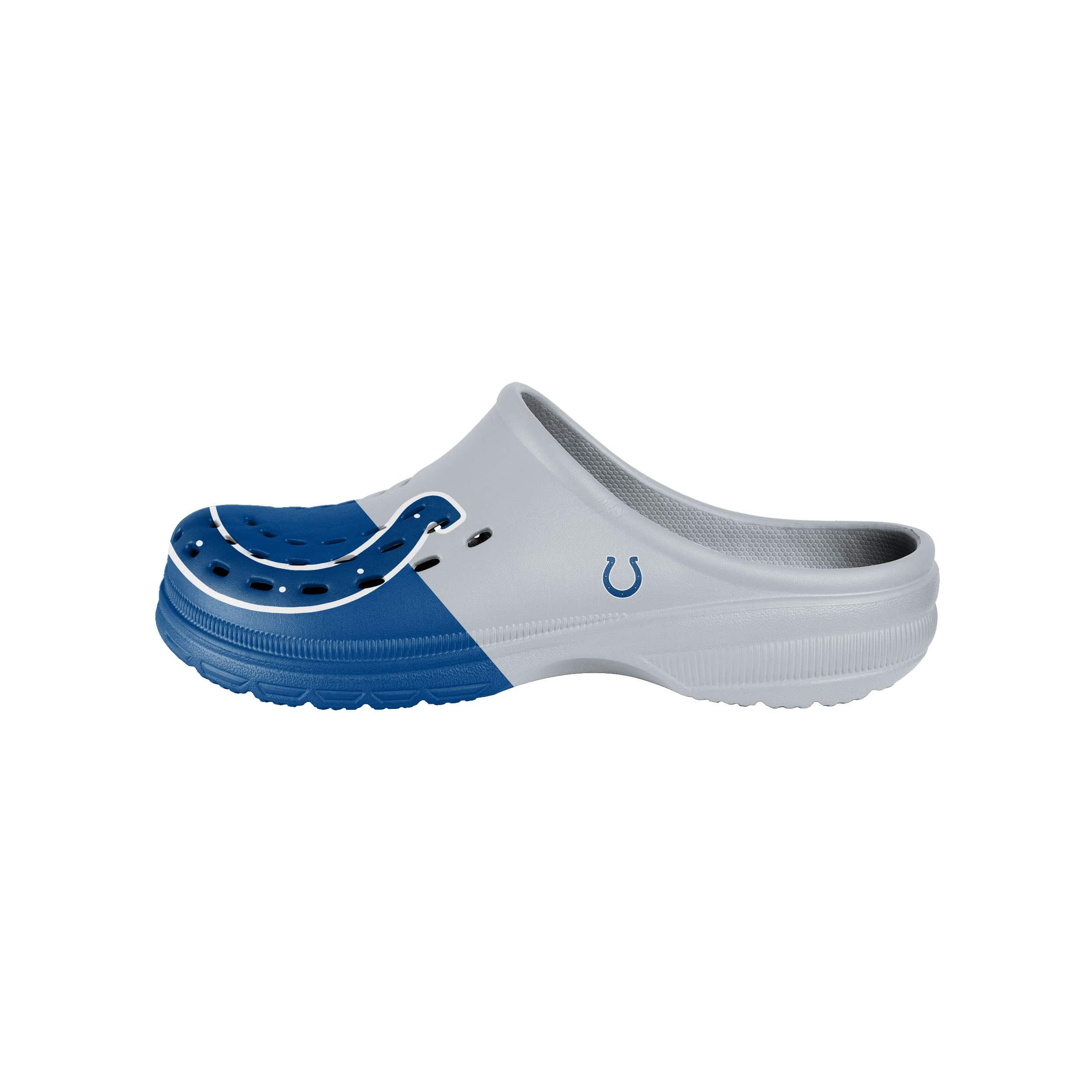 Indianapolis Colts NFL Mens Colorblock Big Logo Clog - Image 2