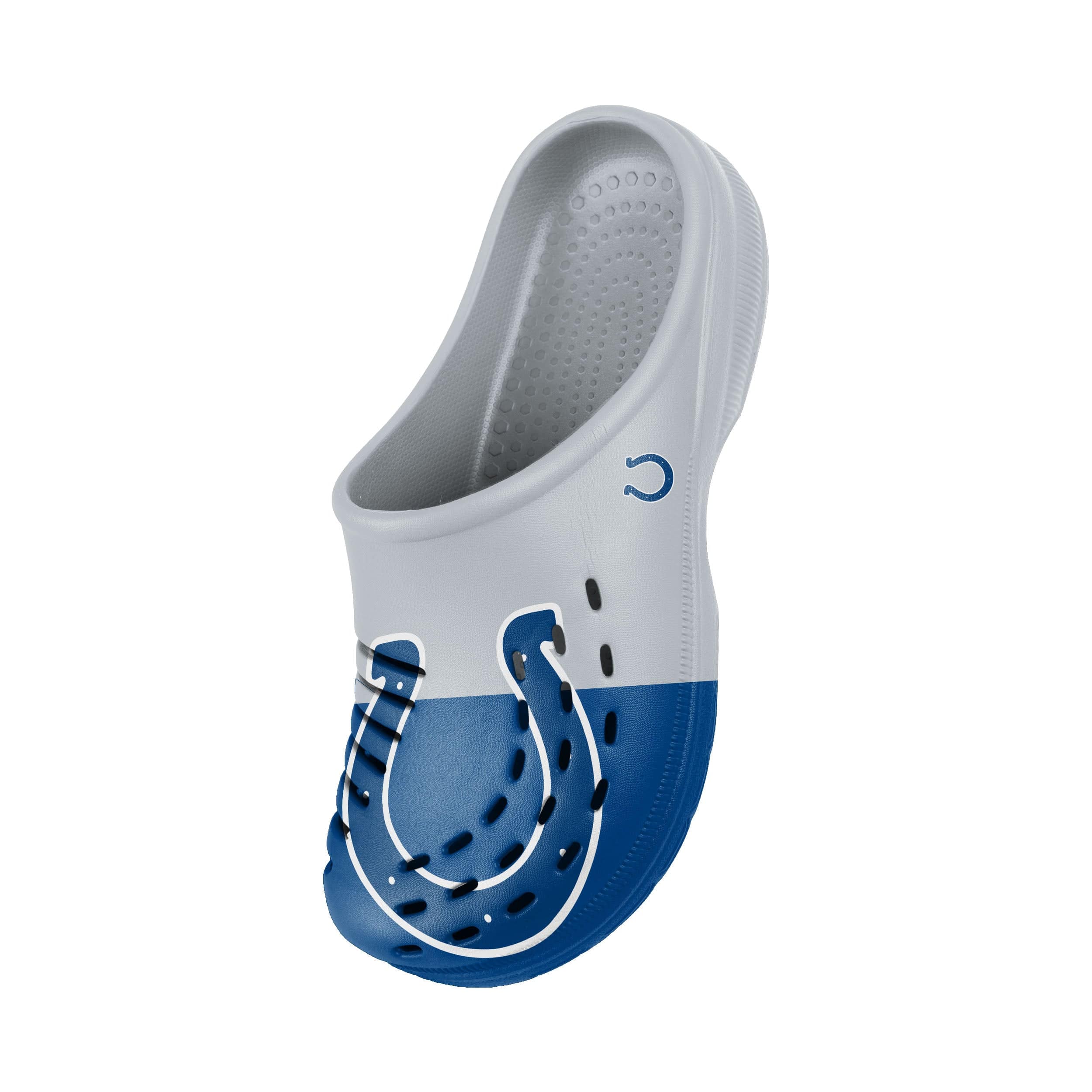 Indianapolis Colts NFL Mens Colorblock Big Logo Clog - Image 3