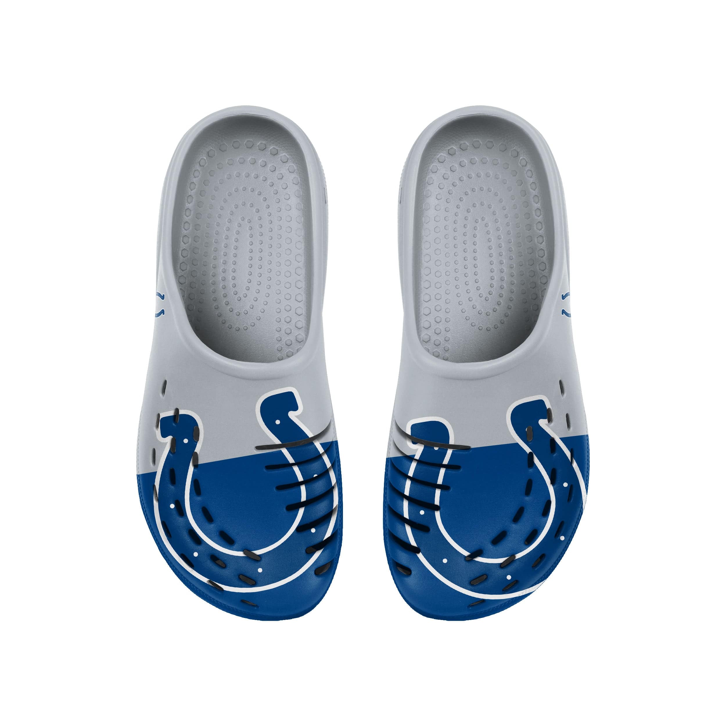 Indianapolis Colts NFL Mens Colorblock Big Logo Clog - Image 4