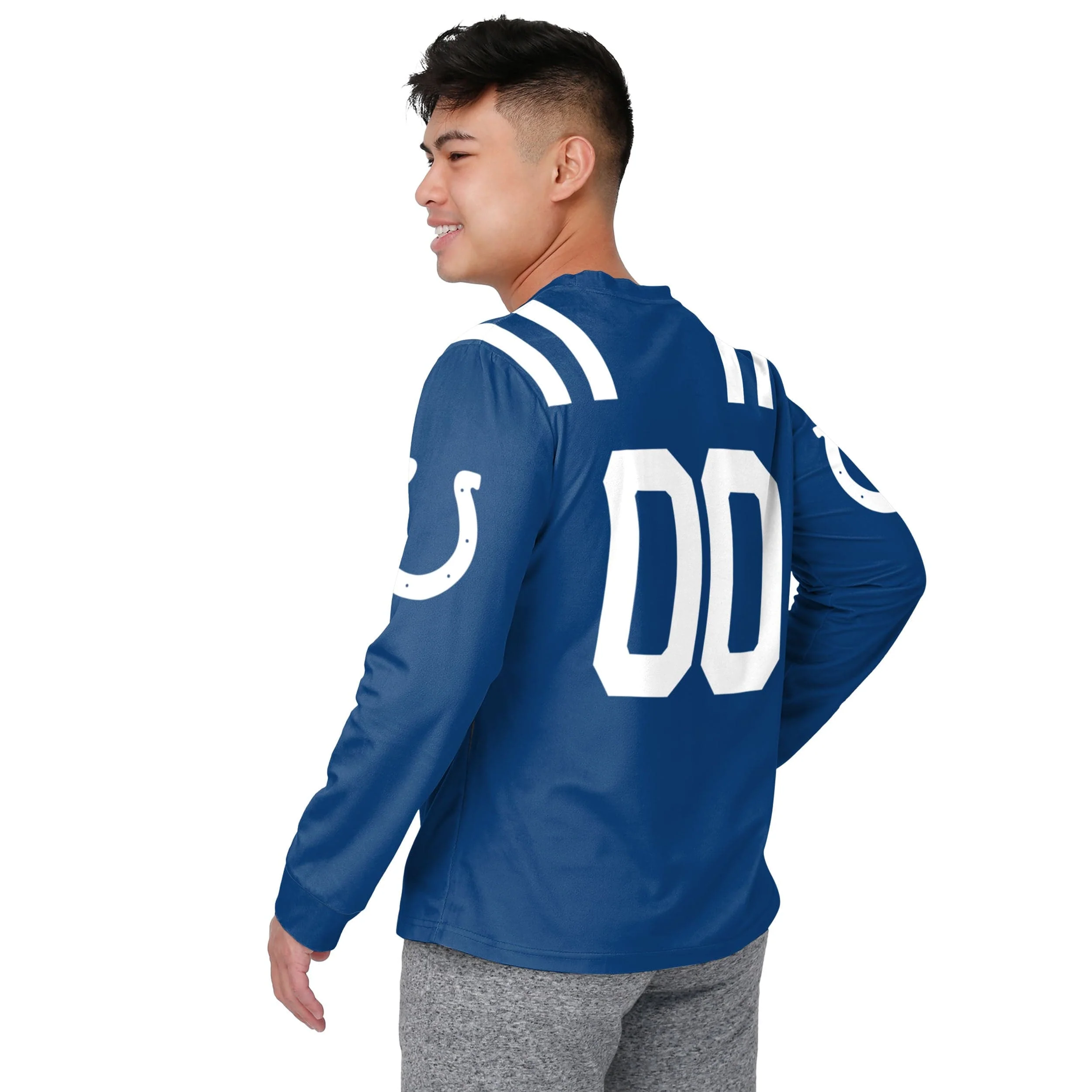 Indianapolis Colts NFL Mens Gameday Ready Lounge Shirt - Image 2