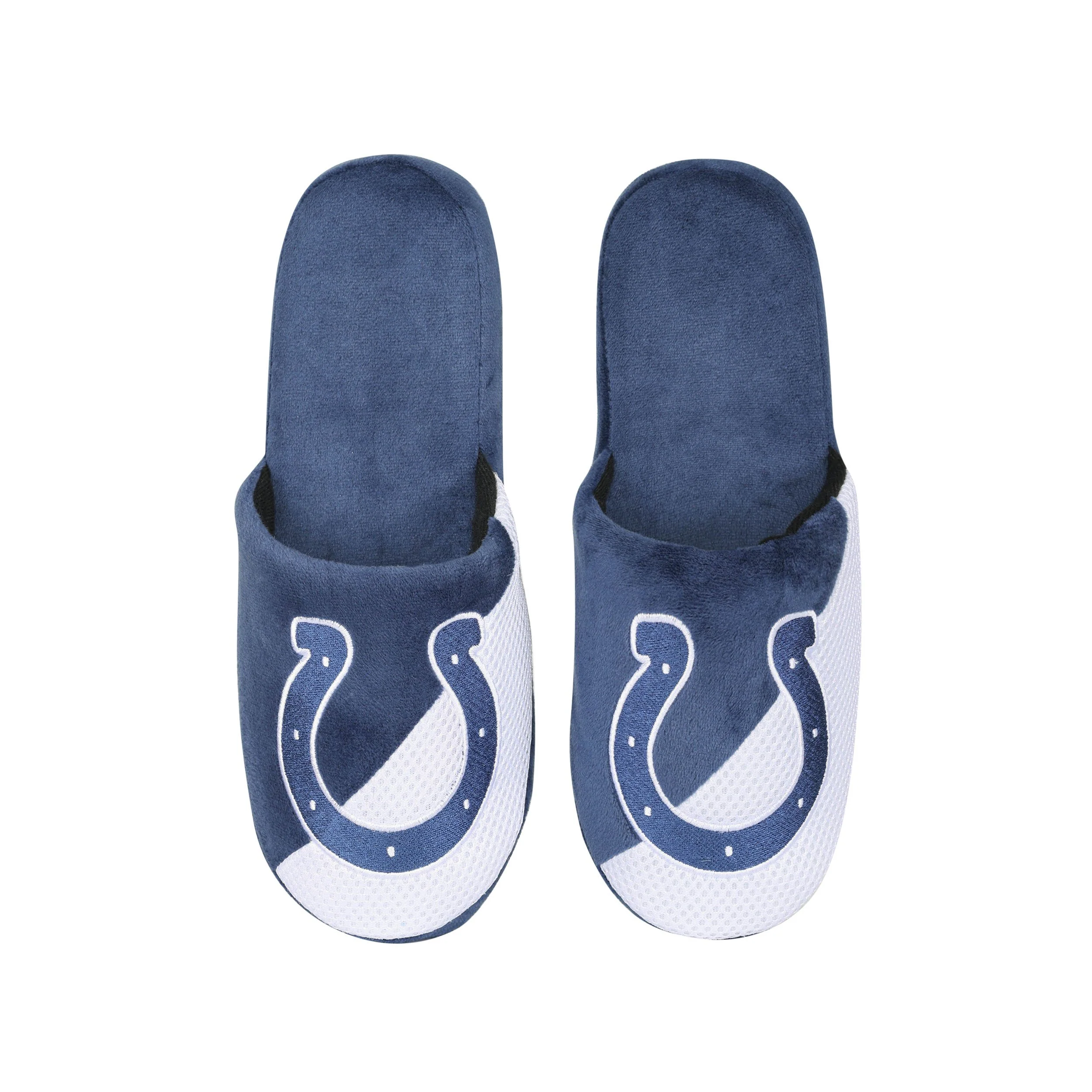 Indianapolis Colts NFL Mens Logo Staycation Slippers - Image 4