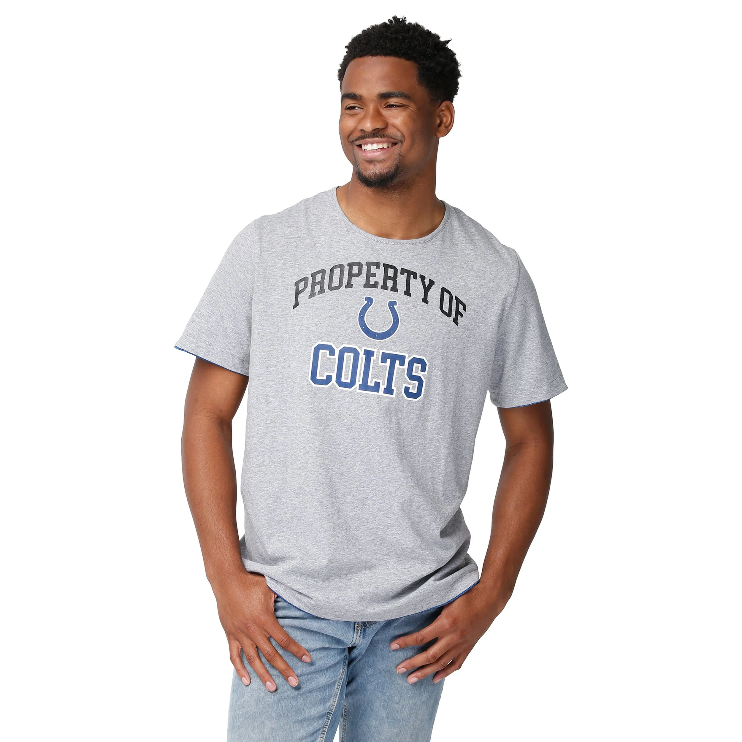 Indianapolis Colts NFL Mens Reversible Mesh Matchup T-Shirt - Image 3