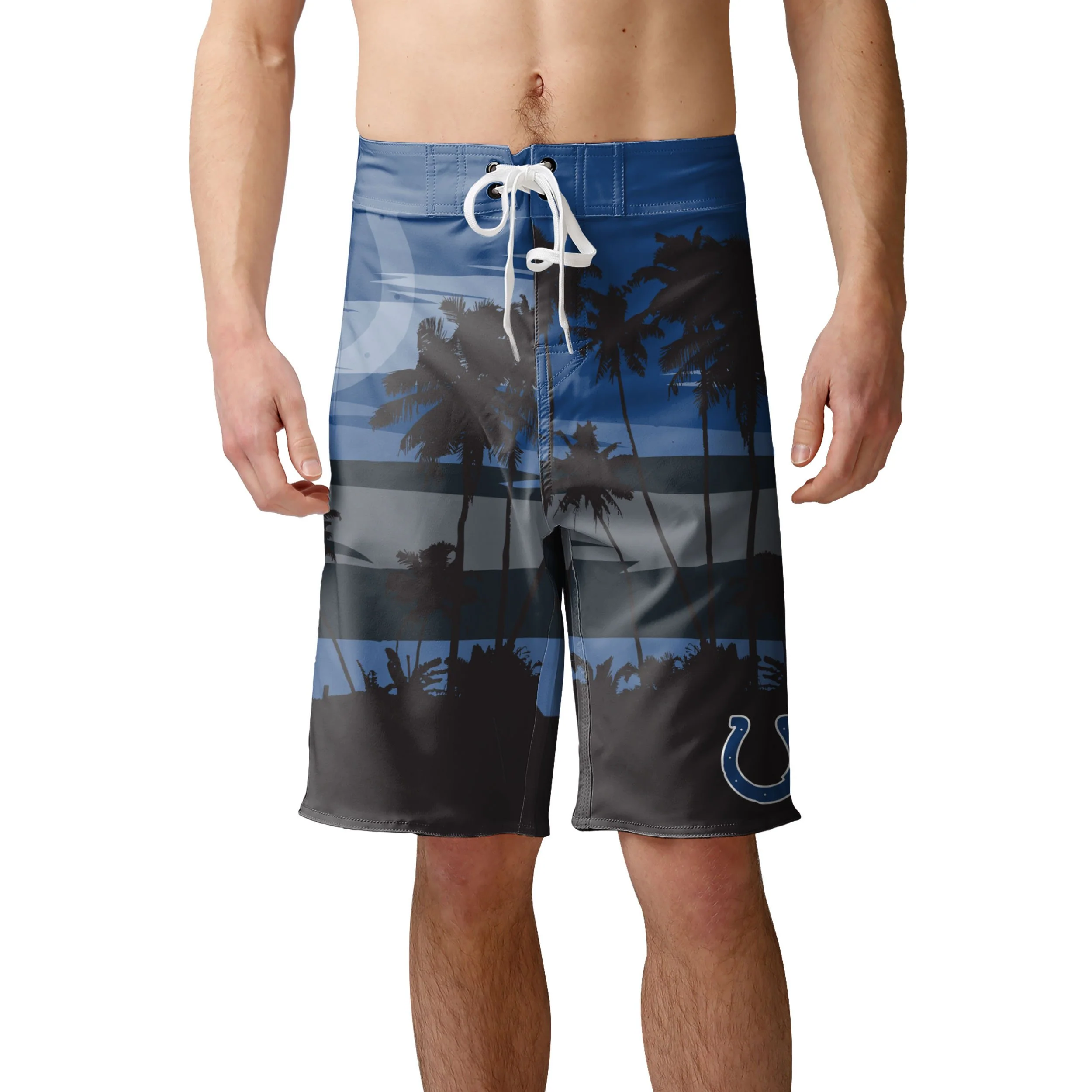 Indianapolis Colts NFL Mens Sunset Boardshorts - Image 2