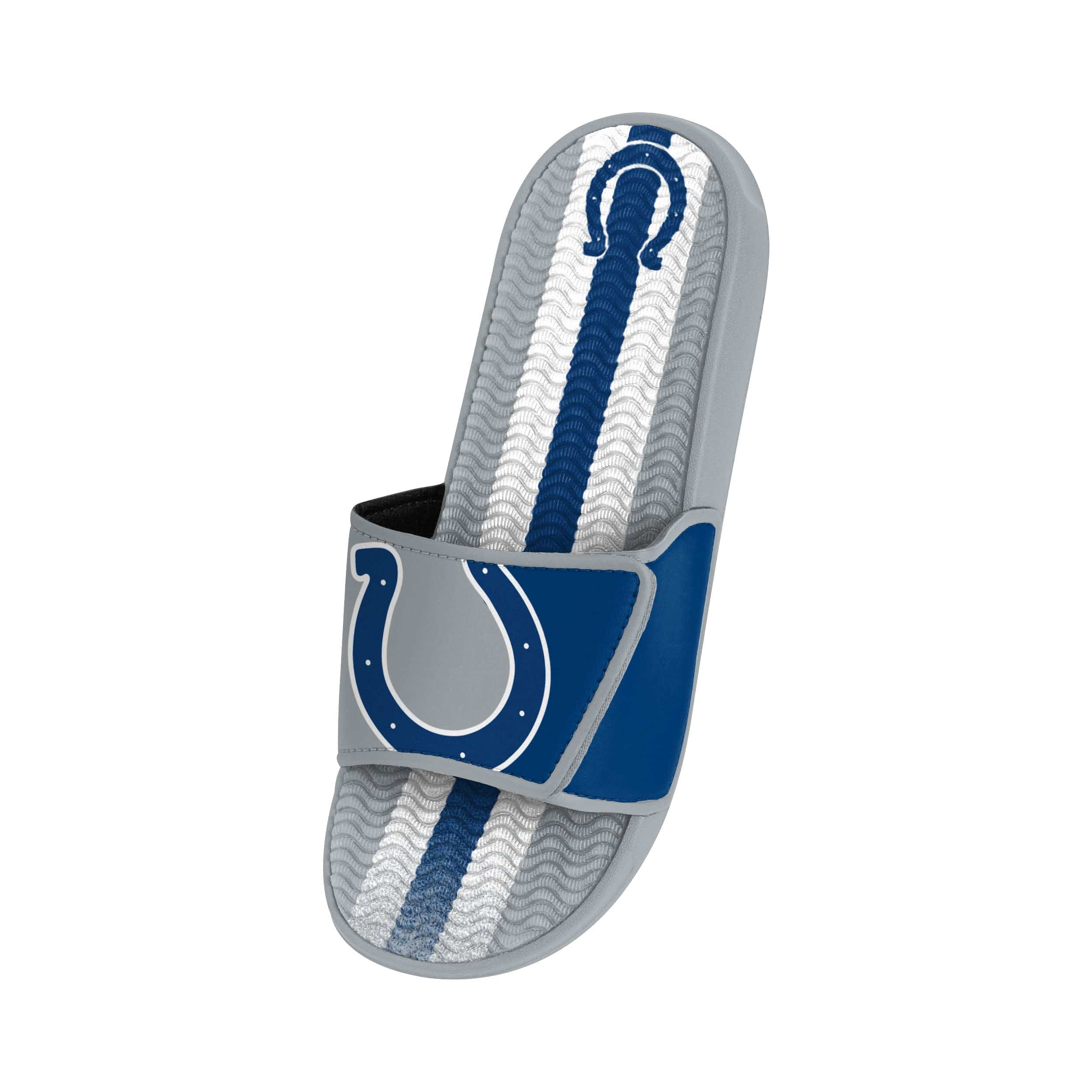 Indianapolis Colts NFL Mens Team Stripe Gel Slide - Image 3