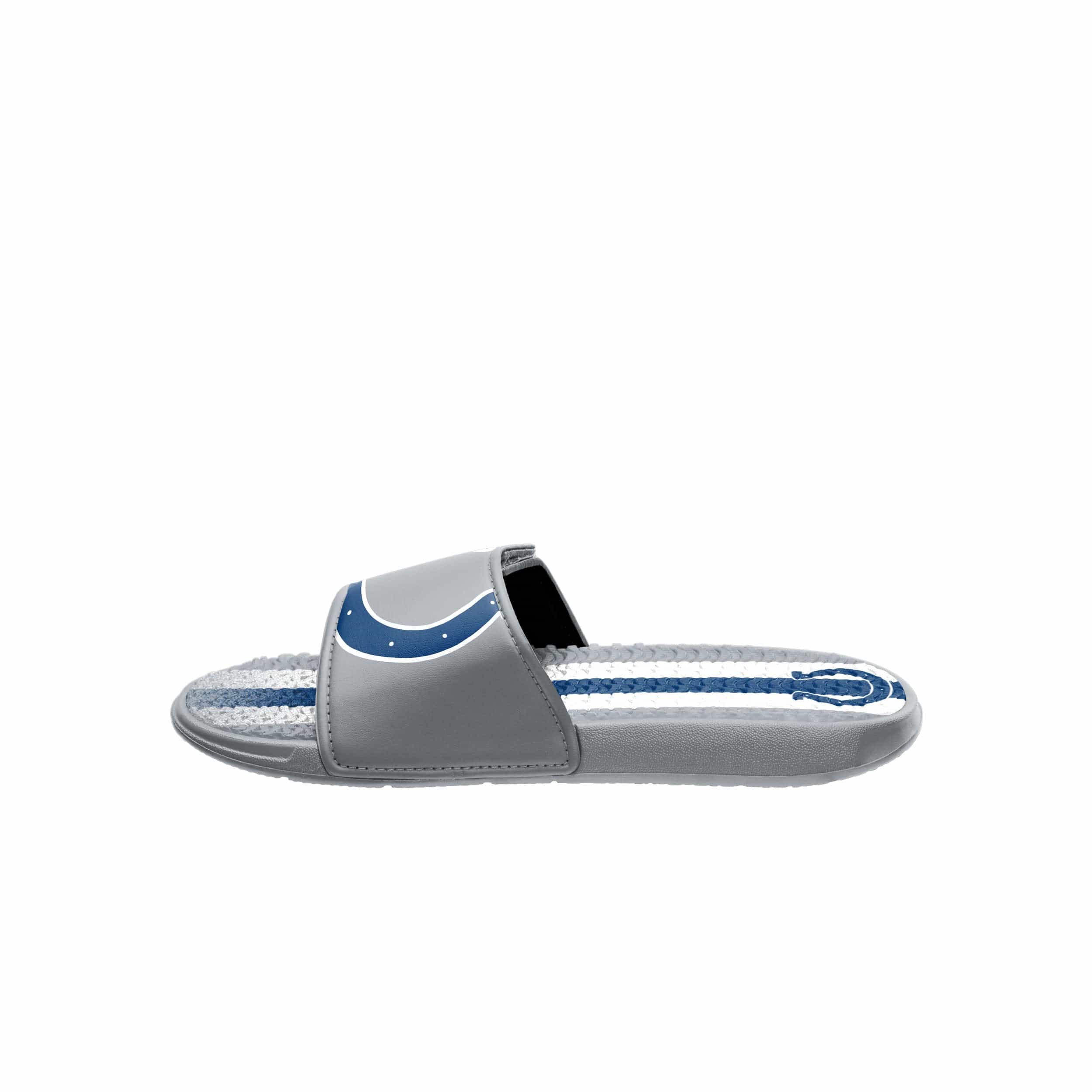 Indianapolis Colts NFL Mens Team Stripe Gel Slide - Image 4