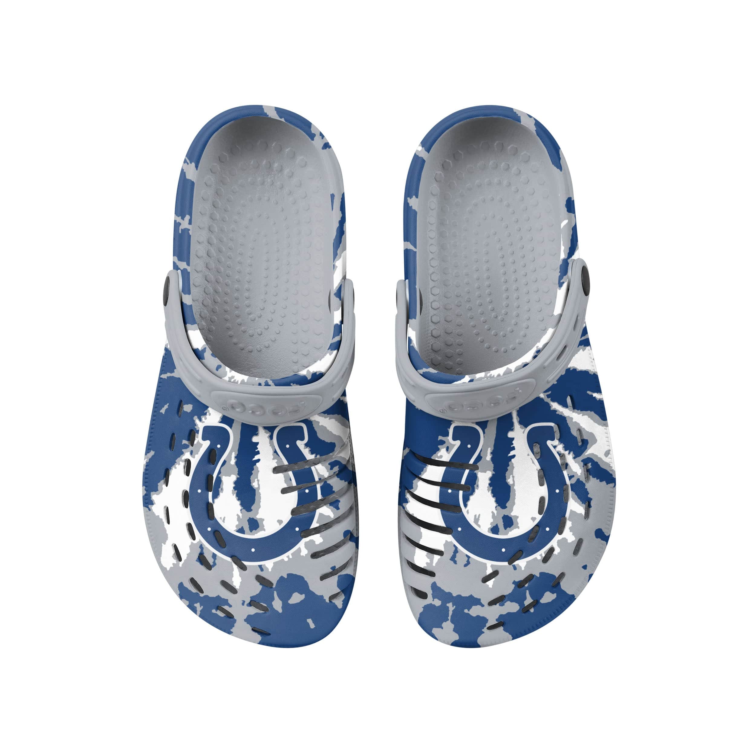 Indianapolis Colts NFL Mens Tie-Dye Clog With Strap - Image 4