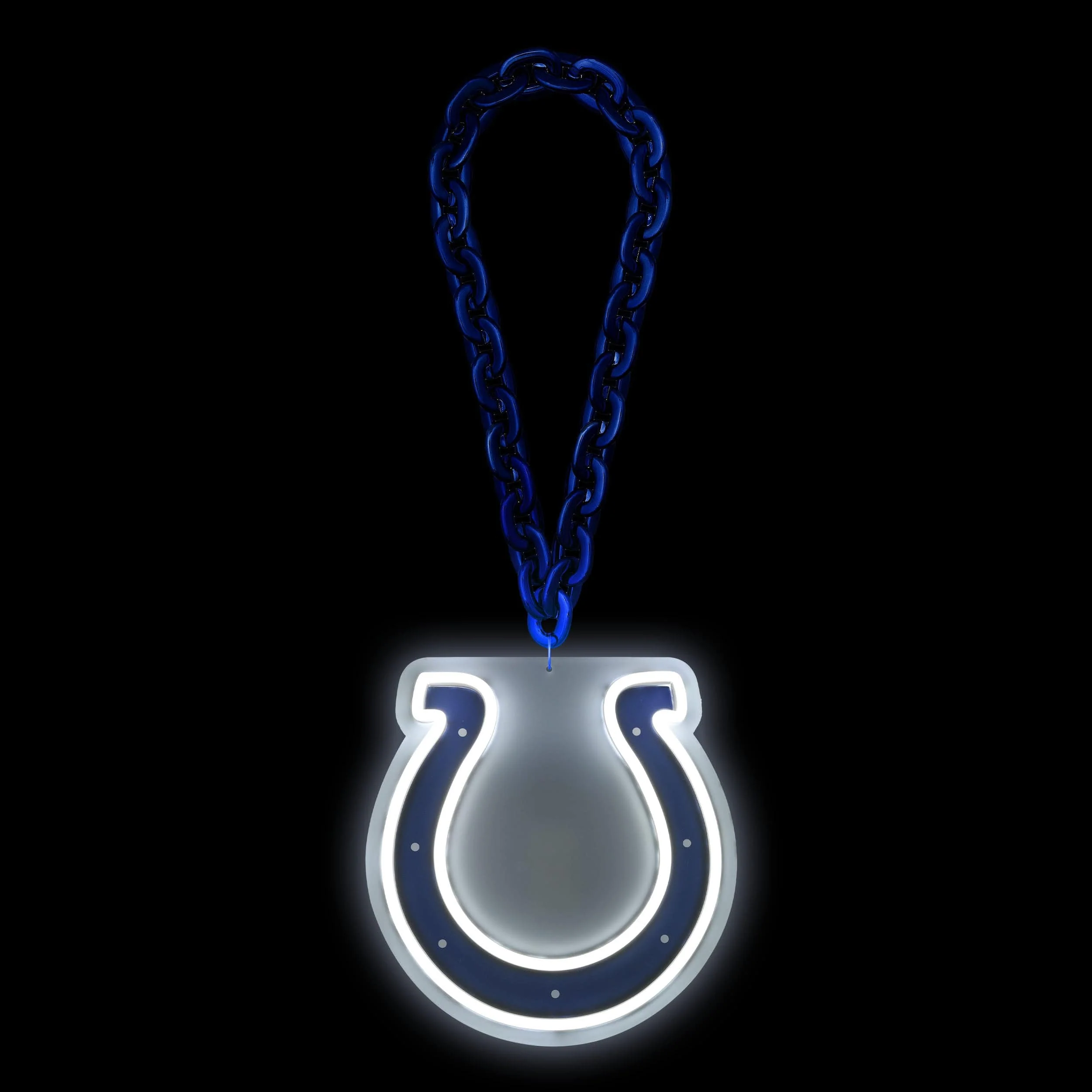 Indianapolis Colts NFL Neon Light Up Big Logo Chain - Image 2