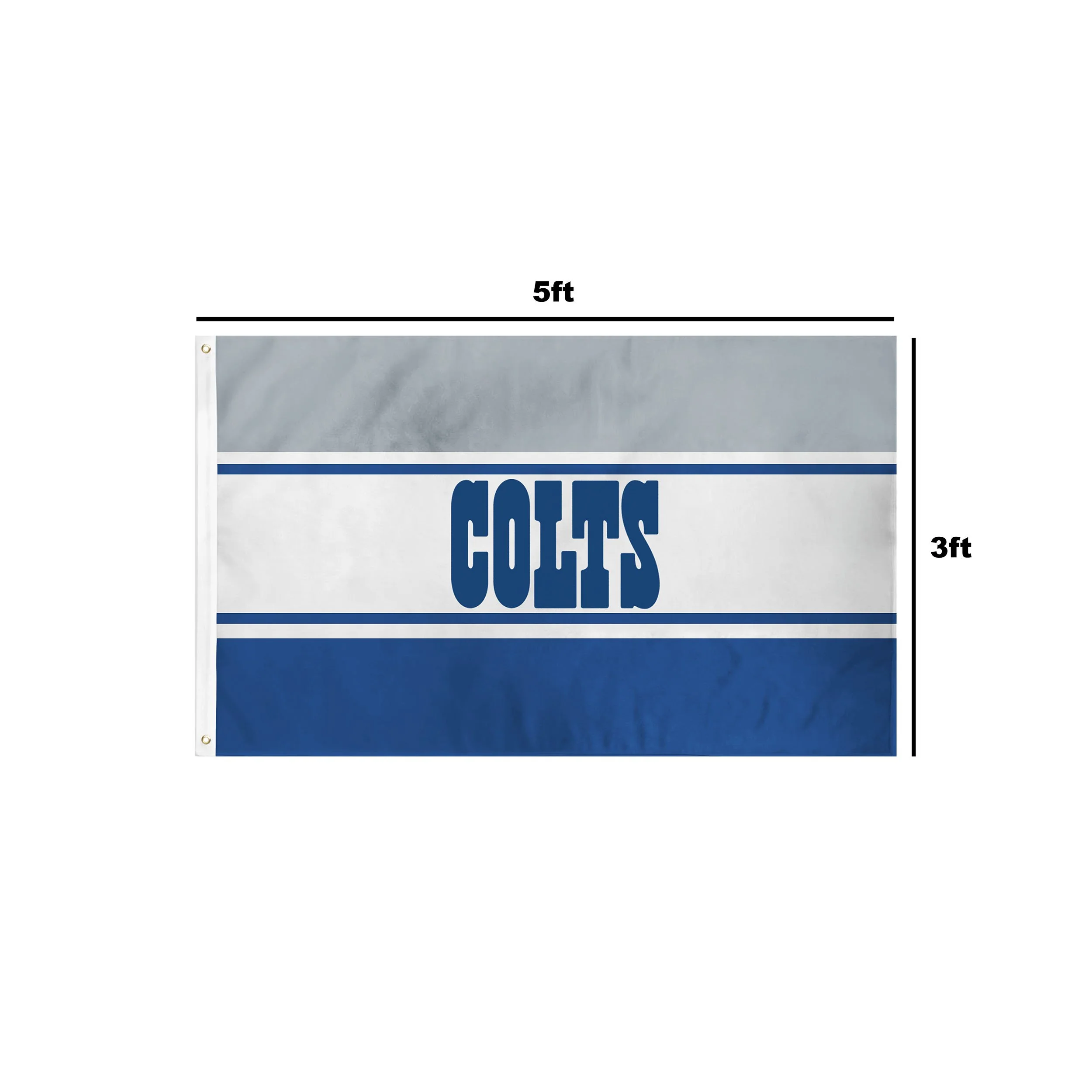 Indianapolis Colts NFL Original Horizontal Flag - Image 3