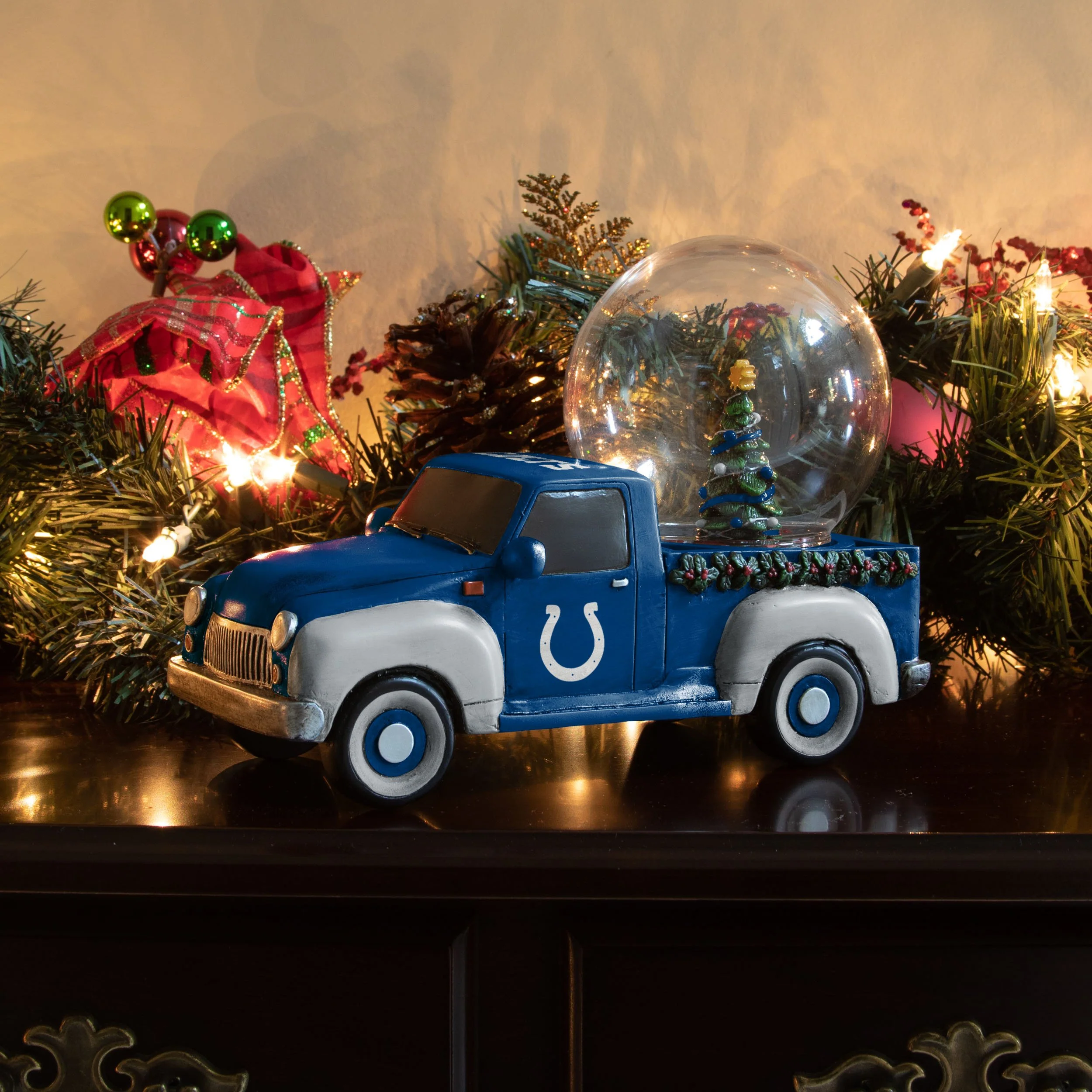 Indianapolis Colts NFL Pickup Truck Snow Globe - Image 4