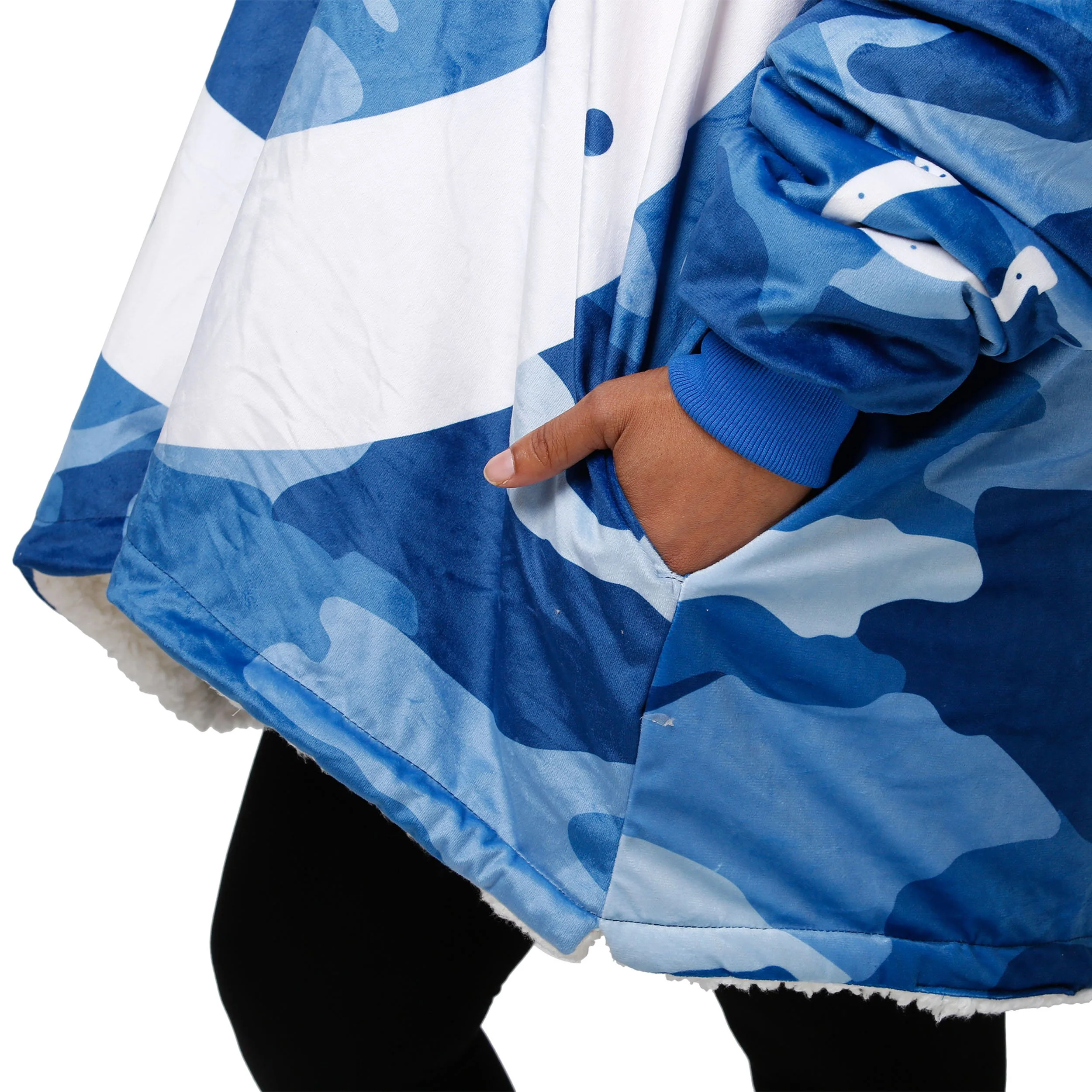 Indianapolis Colts NFL Reversible Team Color Camo Hoodeez - Image 5