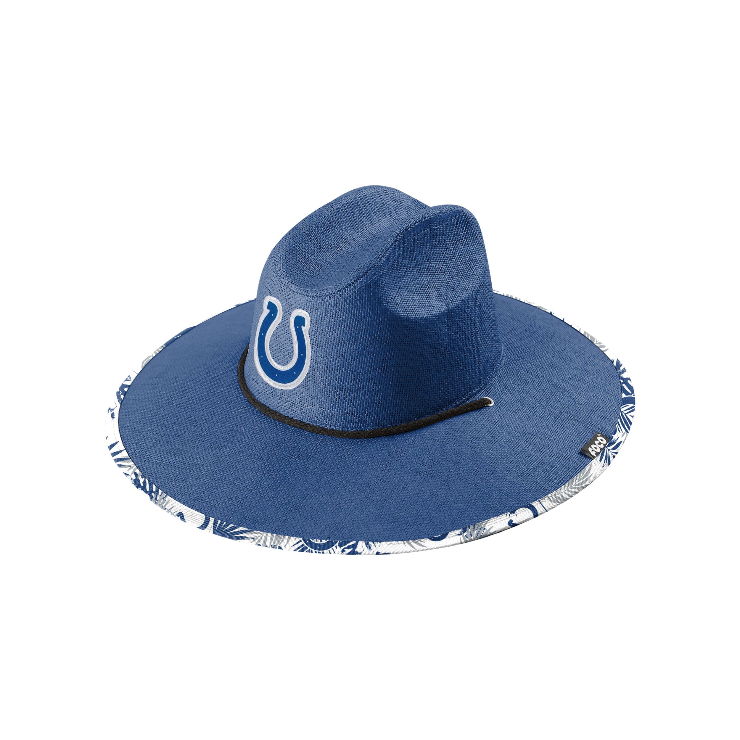 Indianapolis Colts NFL Team Color Straw Hat - Image 3