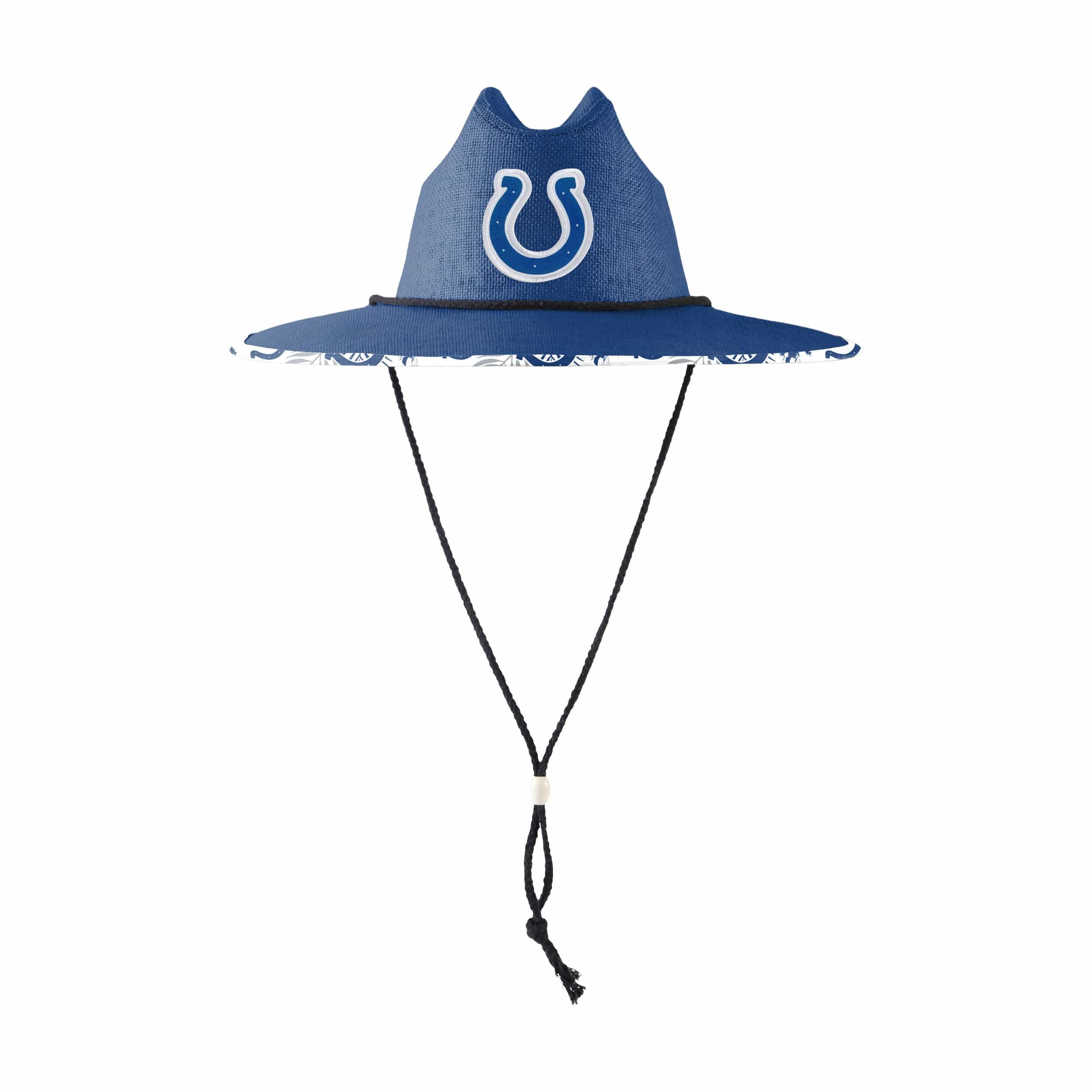 Indianapolis Colts NFL Team Color Straw Hat - Image 6