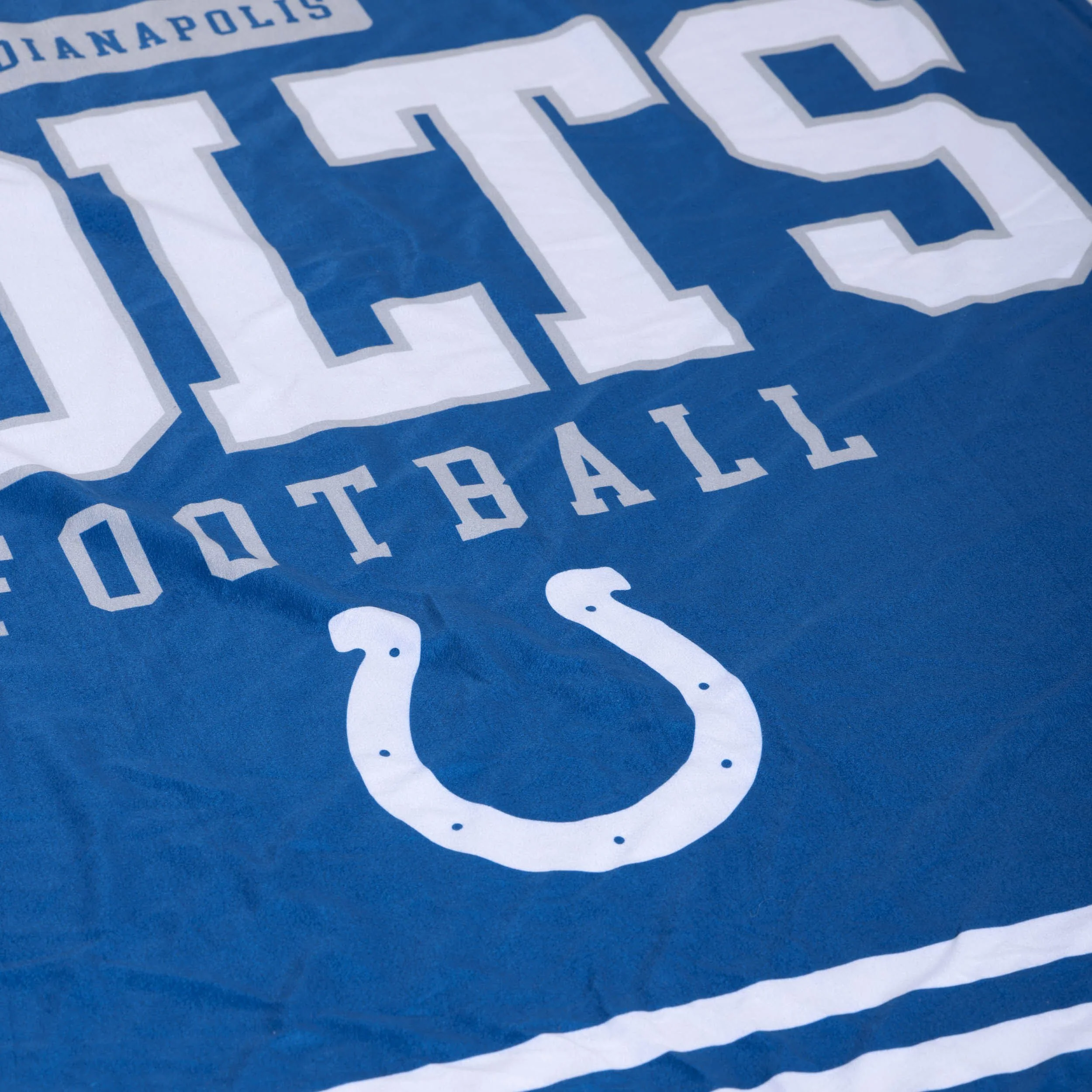 Indianapolis Colts NFL Team Property Sherpa Plush Throw Blanket - Image 5