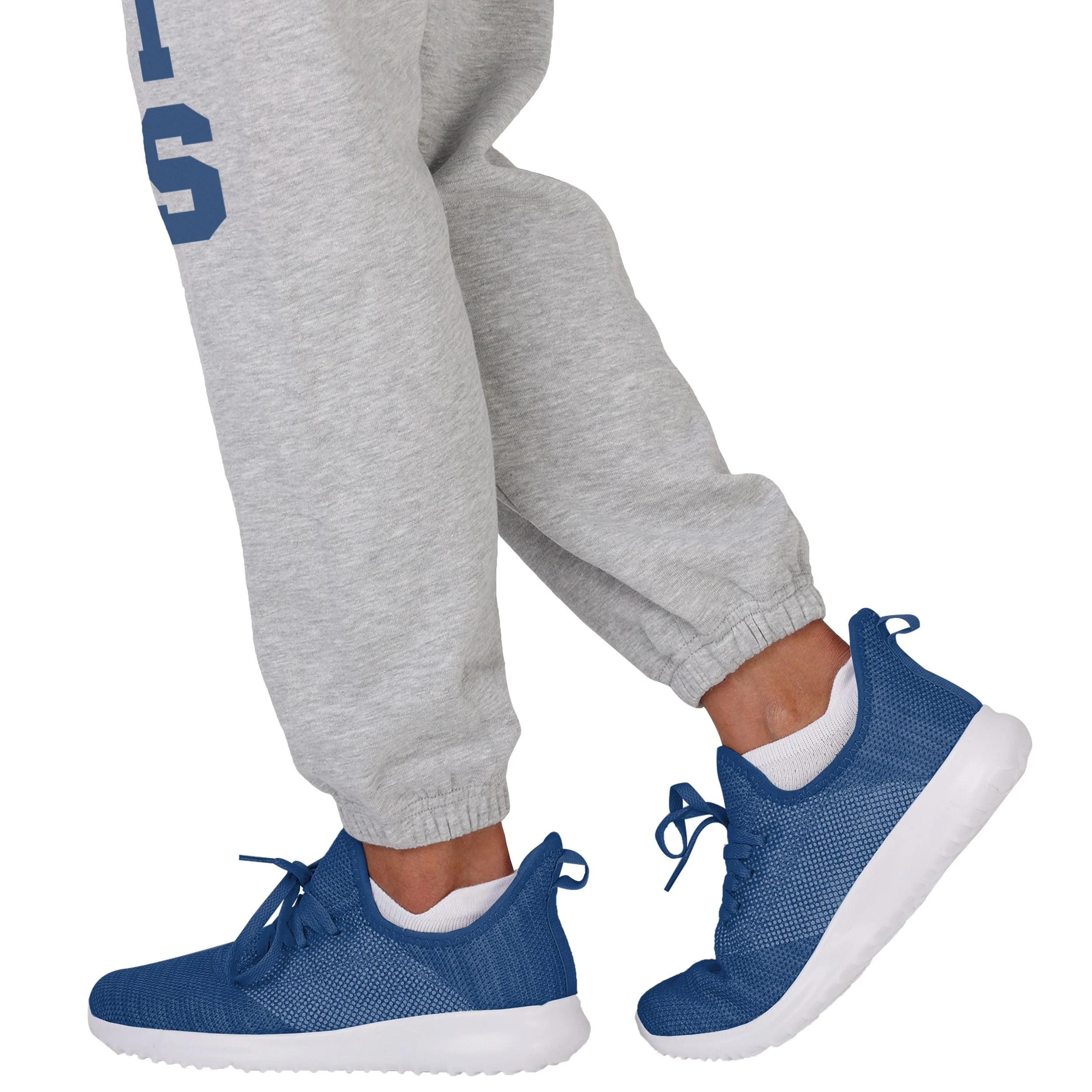 Indianapolis Colts NFL Womens Big Wordmark Gray Sweatpants - Image 4