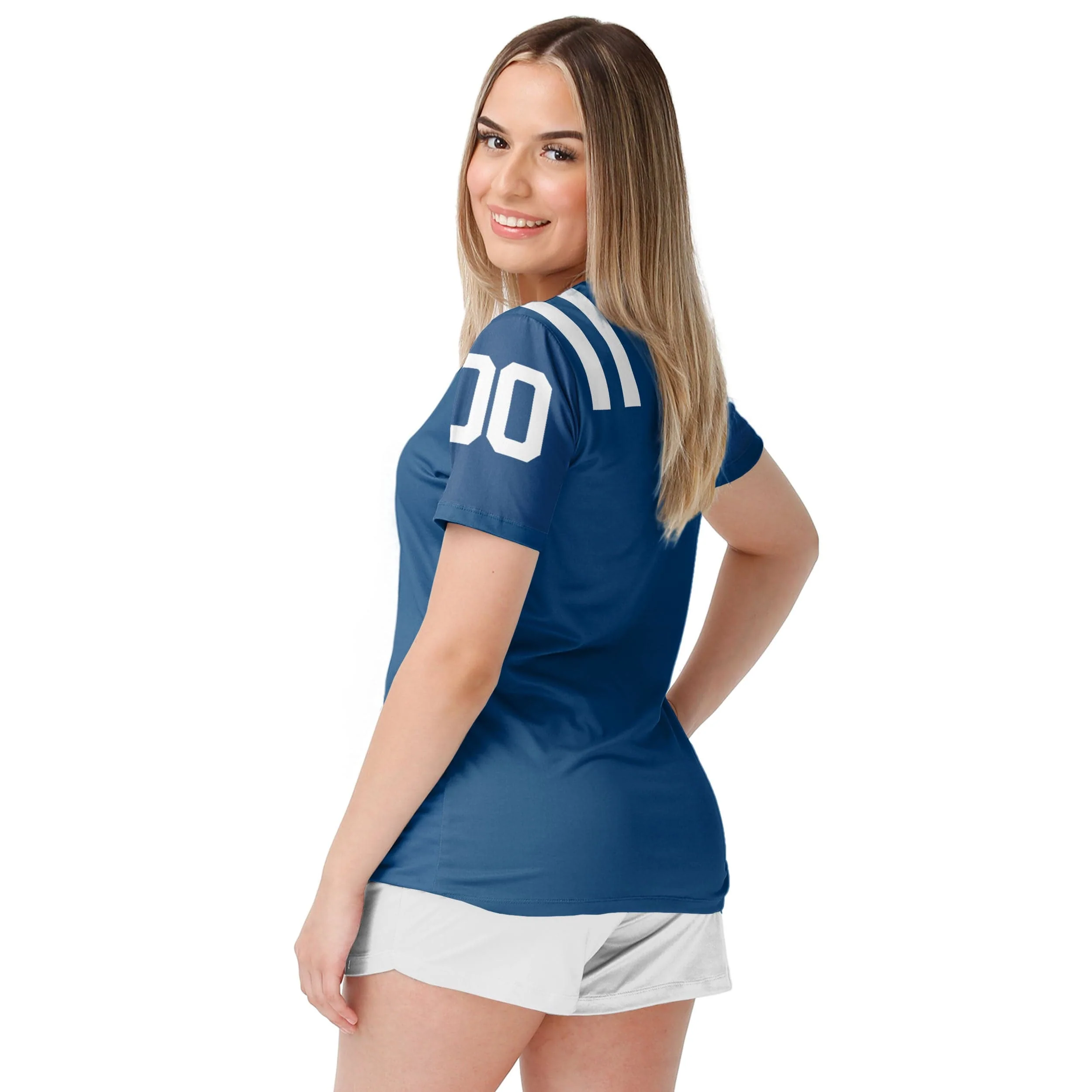 Indianapolis Colts NFL Womens Gameday Ready Lounge Shirt - Image 2
