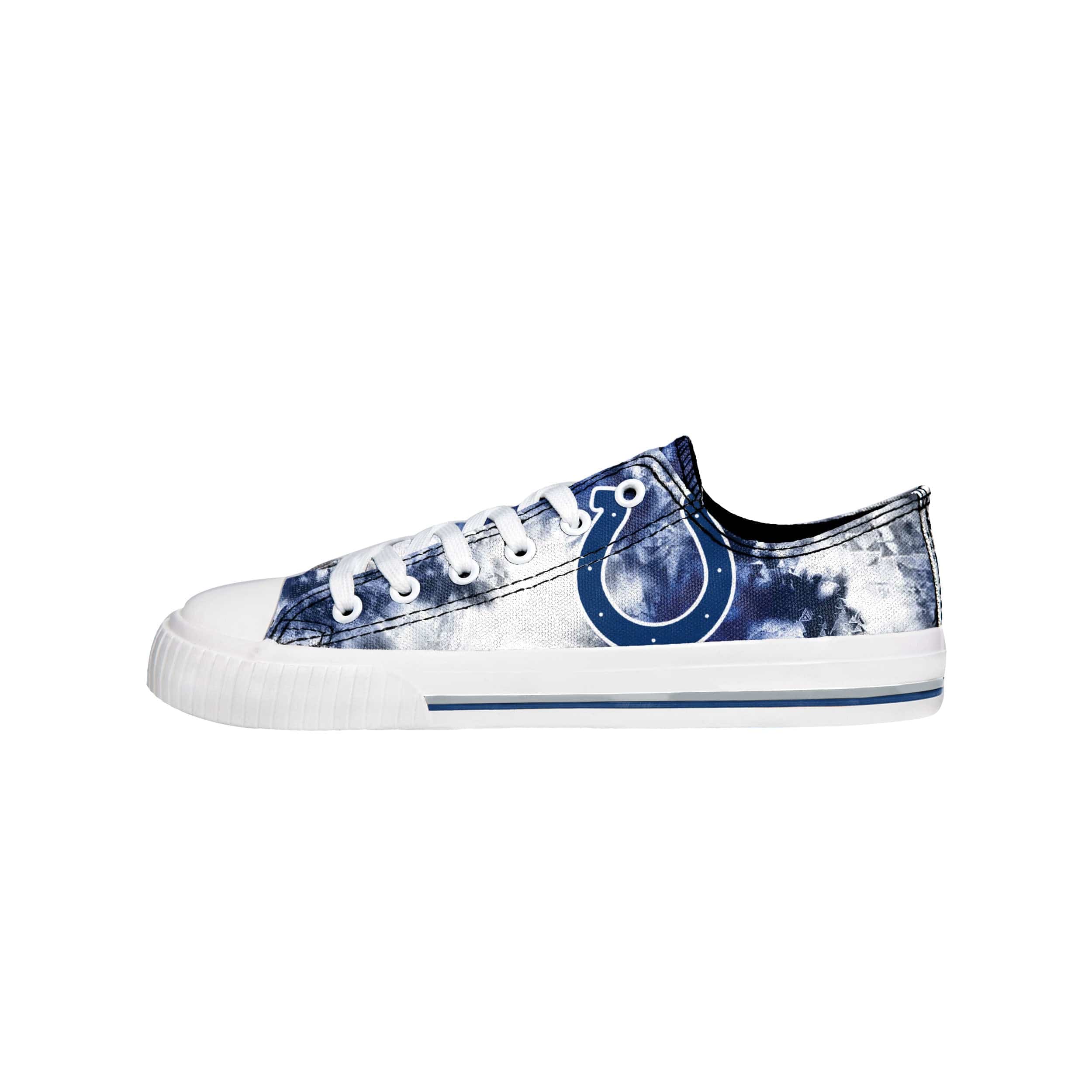 Indianapolis Colts NFL Womens Low Top Tie-Dye Canvas Shoe - Image 2