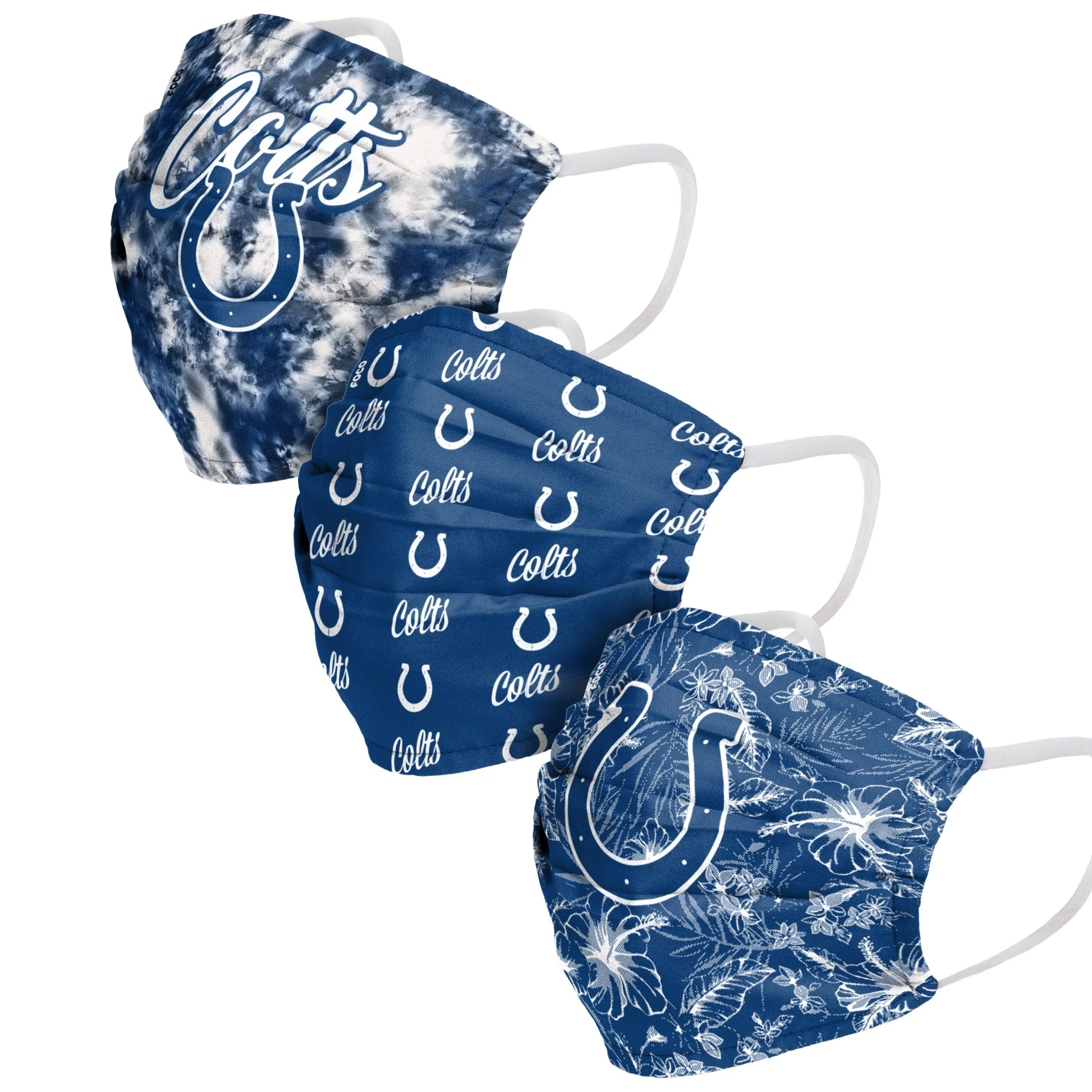 Indianapolis Colts NFL Womens Matchday 3 Pack Face Cover