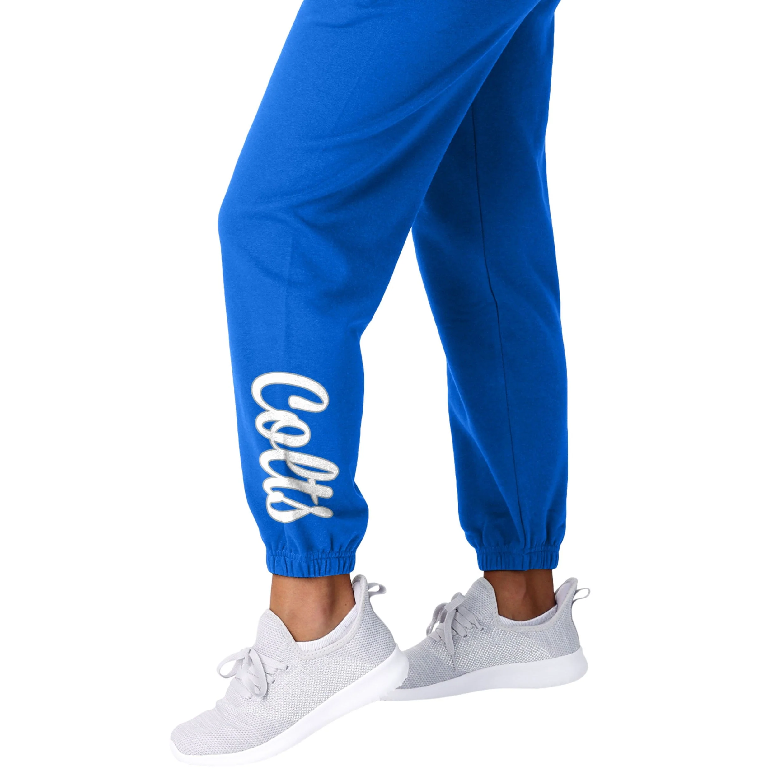 Indianapolis Colts NFL Womens Script Wordmark Team Color Sweatpants - Image 4