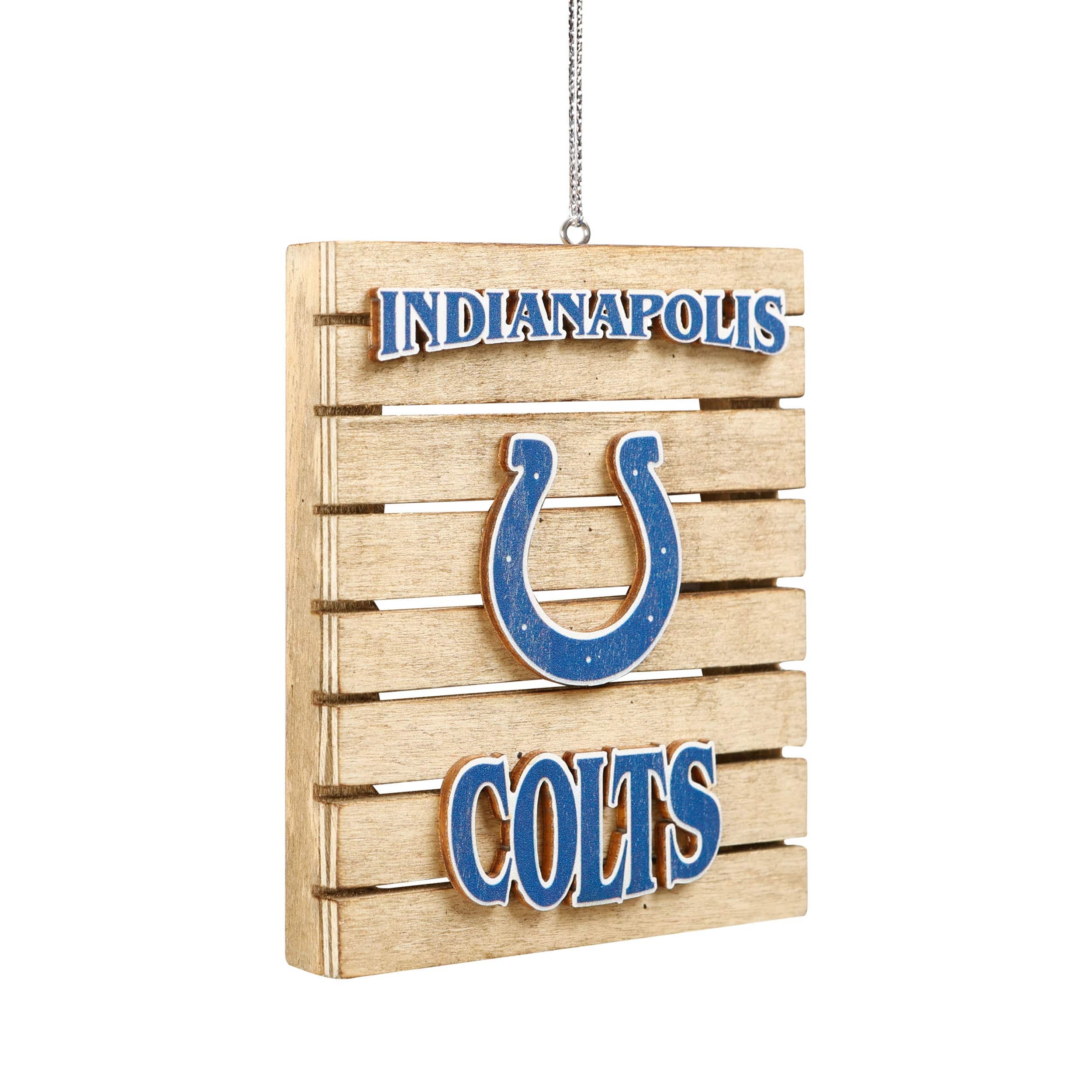 Indianapolis Colts NFL Wood Pallet Sign Ornament - Image 2