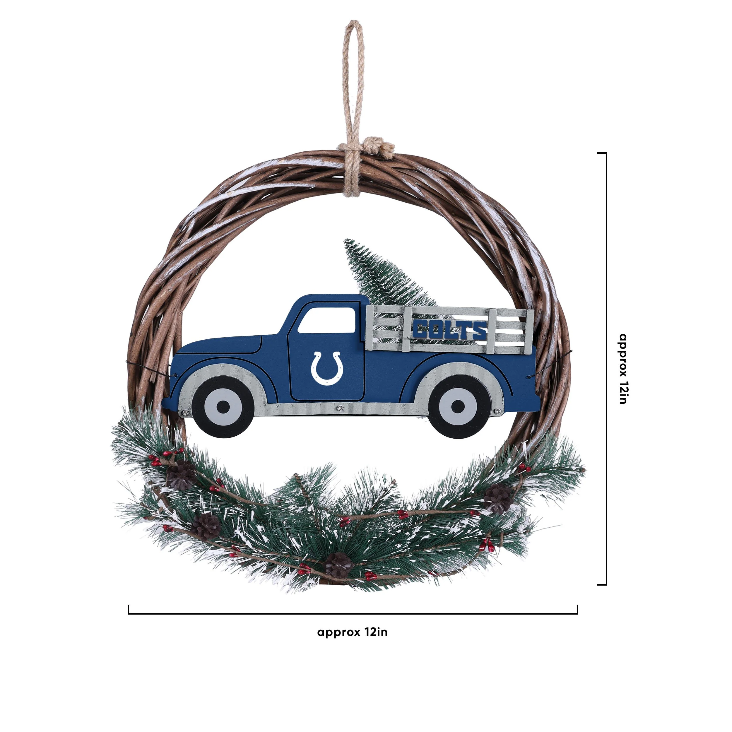 Indianapolis Colts NFL Wreath With Truck - Image 4