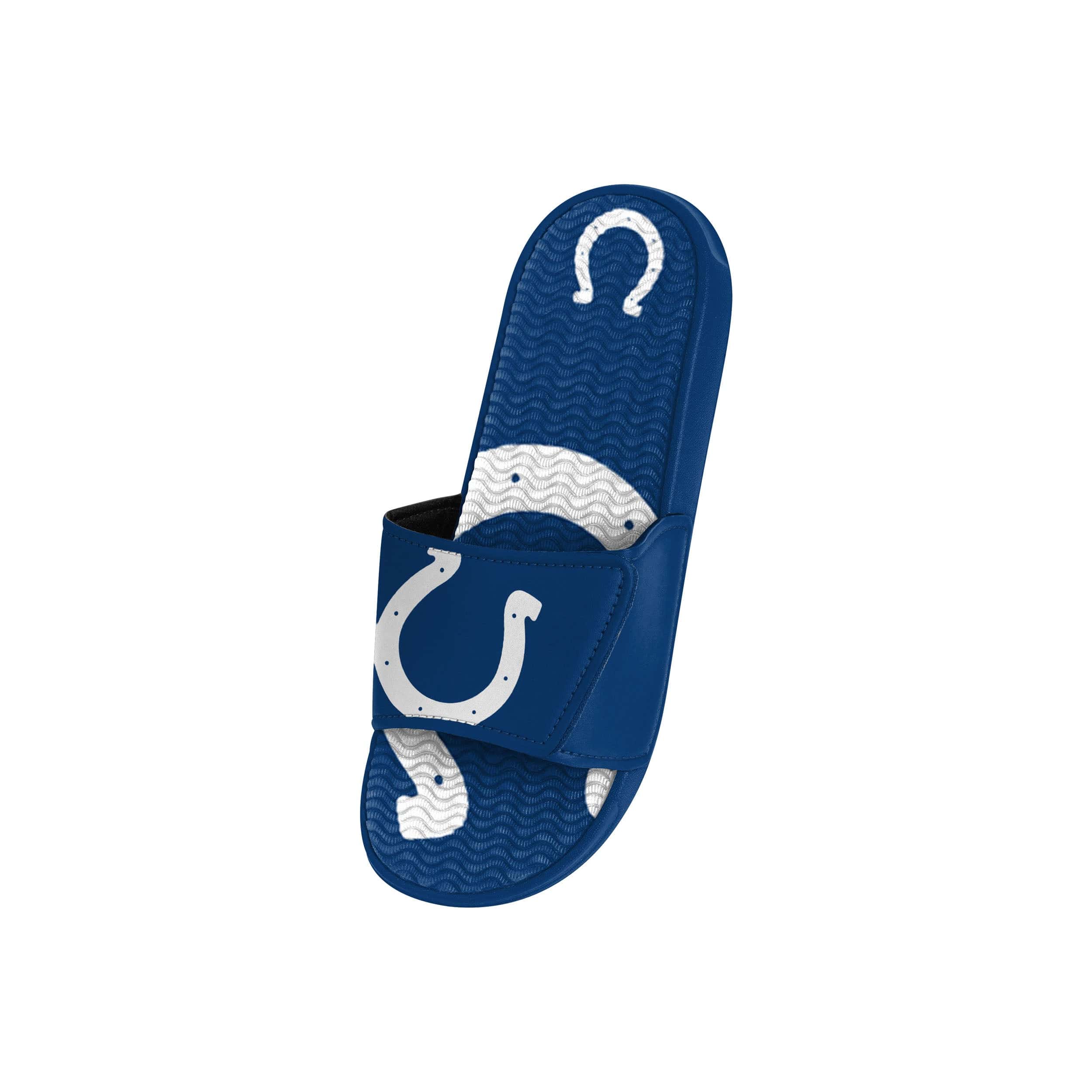 Indianapolis Colts NFL Youth Colorblock Big Logo Gel Slide - Image 3